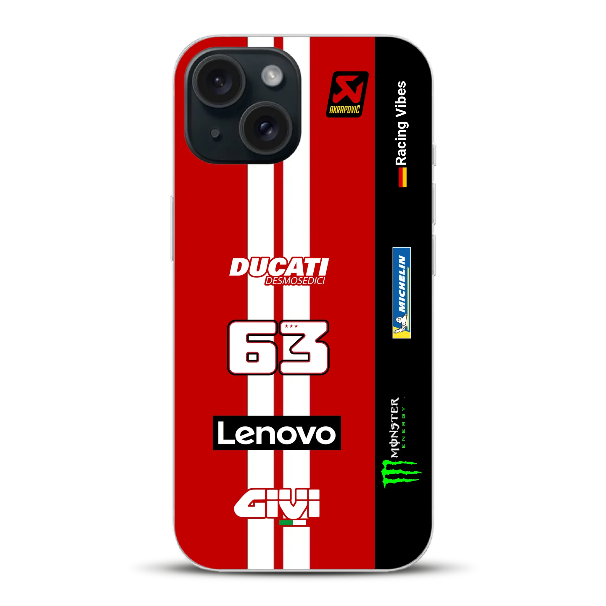 Desmosedici GP26 MotoGP 2026 Livery - Custodia per cellulare personalizzata per iPhone