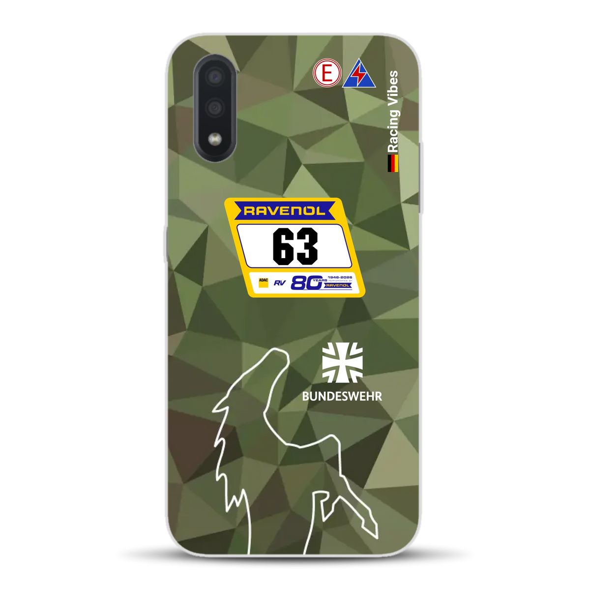 HRT Mustang GT3 24h Nürburgring 2026 Livery - Individuelle Handyhülle für Samsung