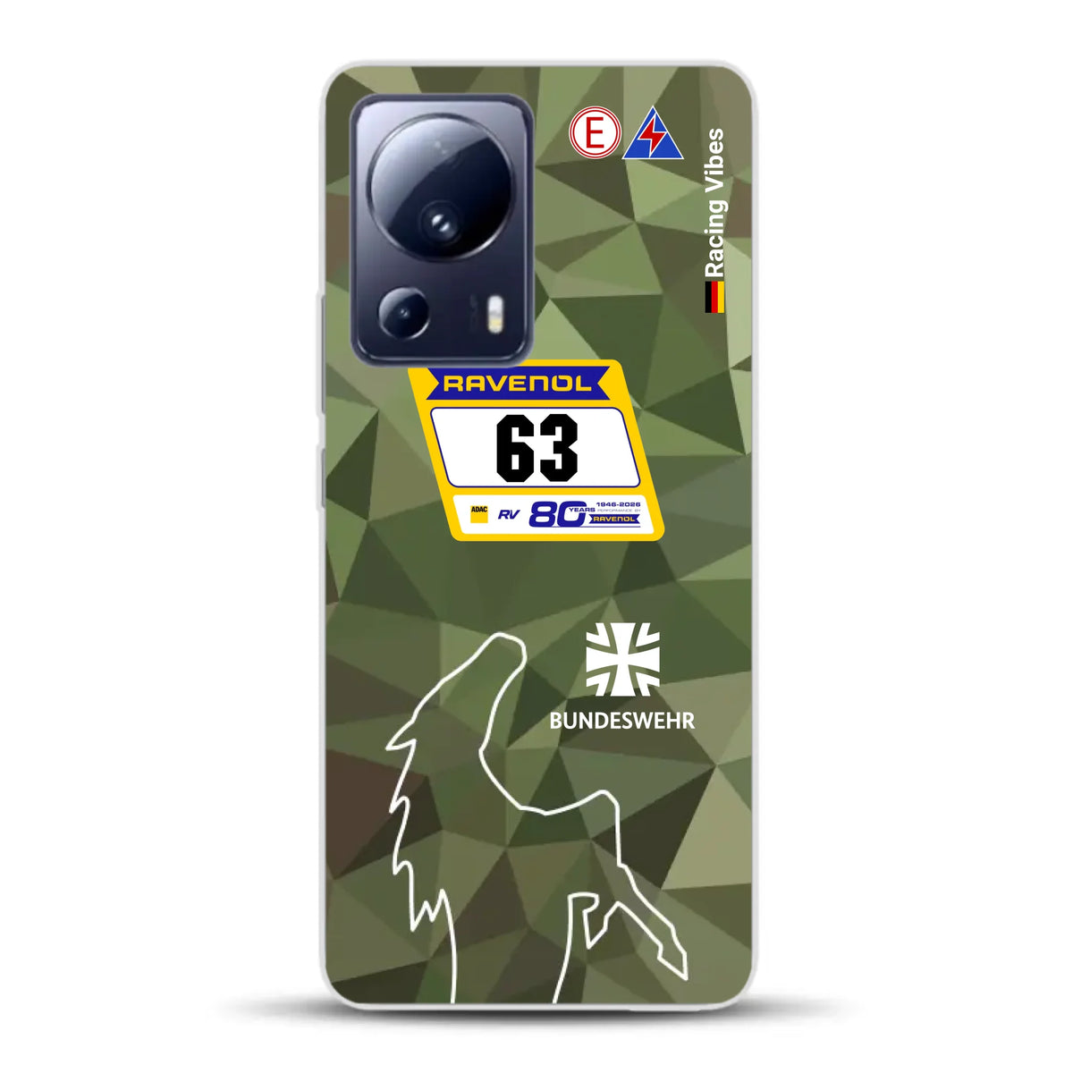 HRT Mustang GT3 24h Nürburgring 2026 Livery - Custodia per cellulare personalizzata per Xiaomi