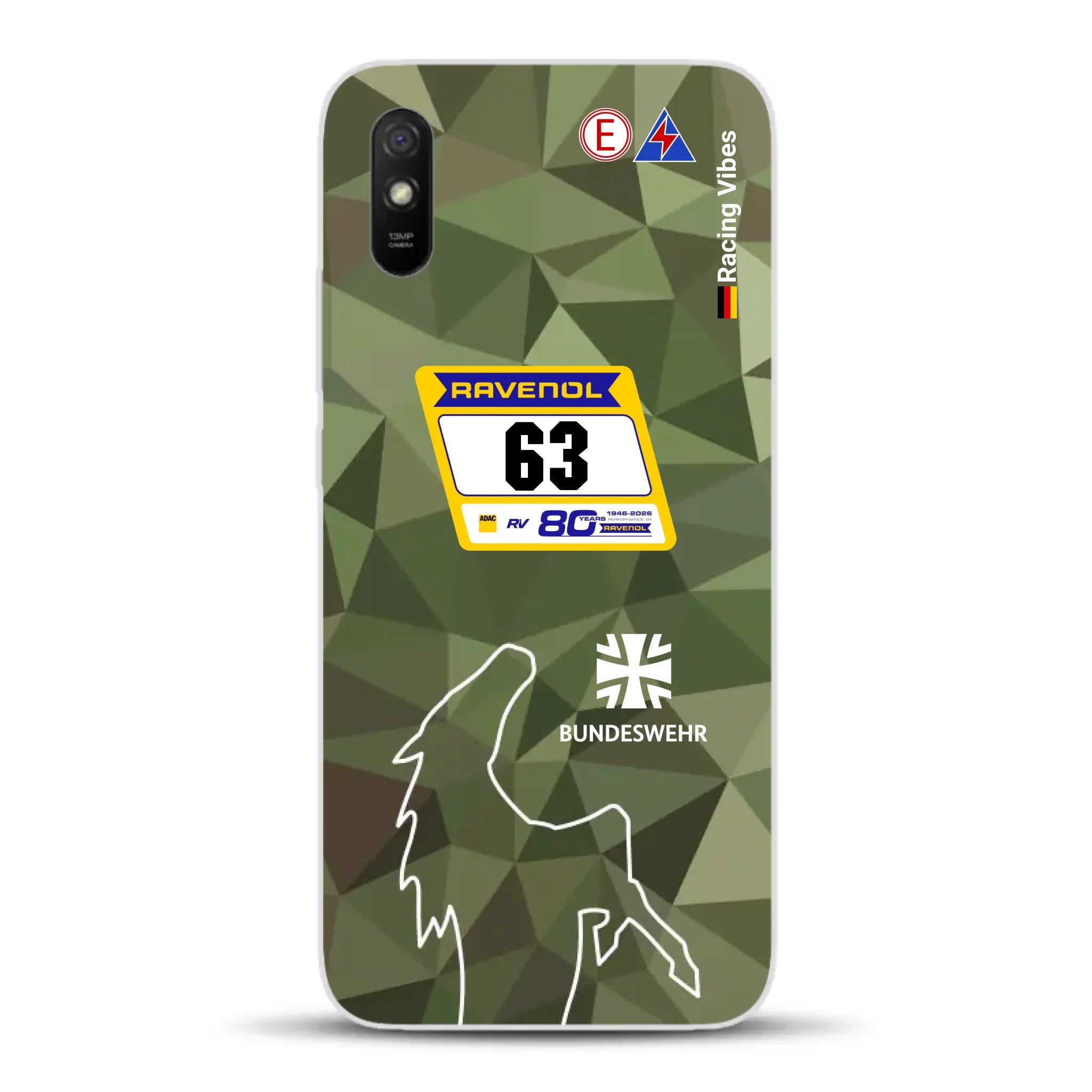 HRT Mustang GT3 24h Nürburgring 2026 Livery - Housse de téléphone portable personnalisée pour Xiaomi