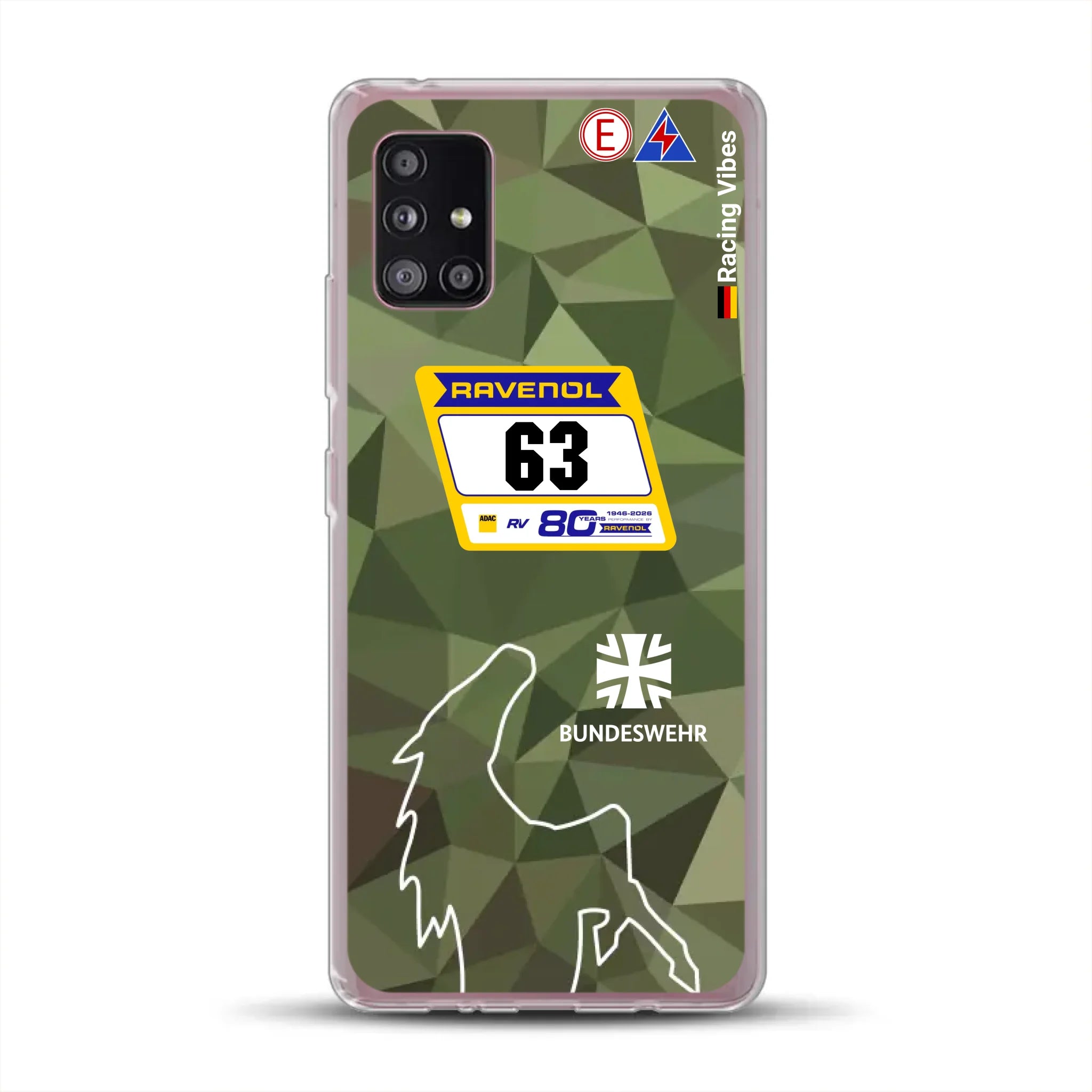 HRT Mustang GT3 24h Nürburgring 2026 Livery - Housse de téléphone portable personnalisée pour Samsung