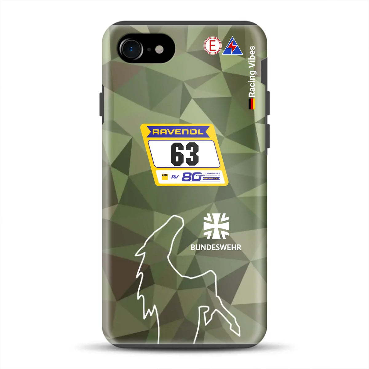 HRT Mustang GT3 24h Nürburgring 2026 Livery - Custom Premium Case for iPhone