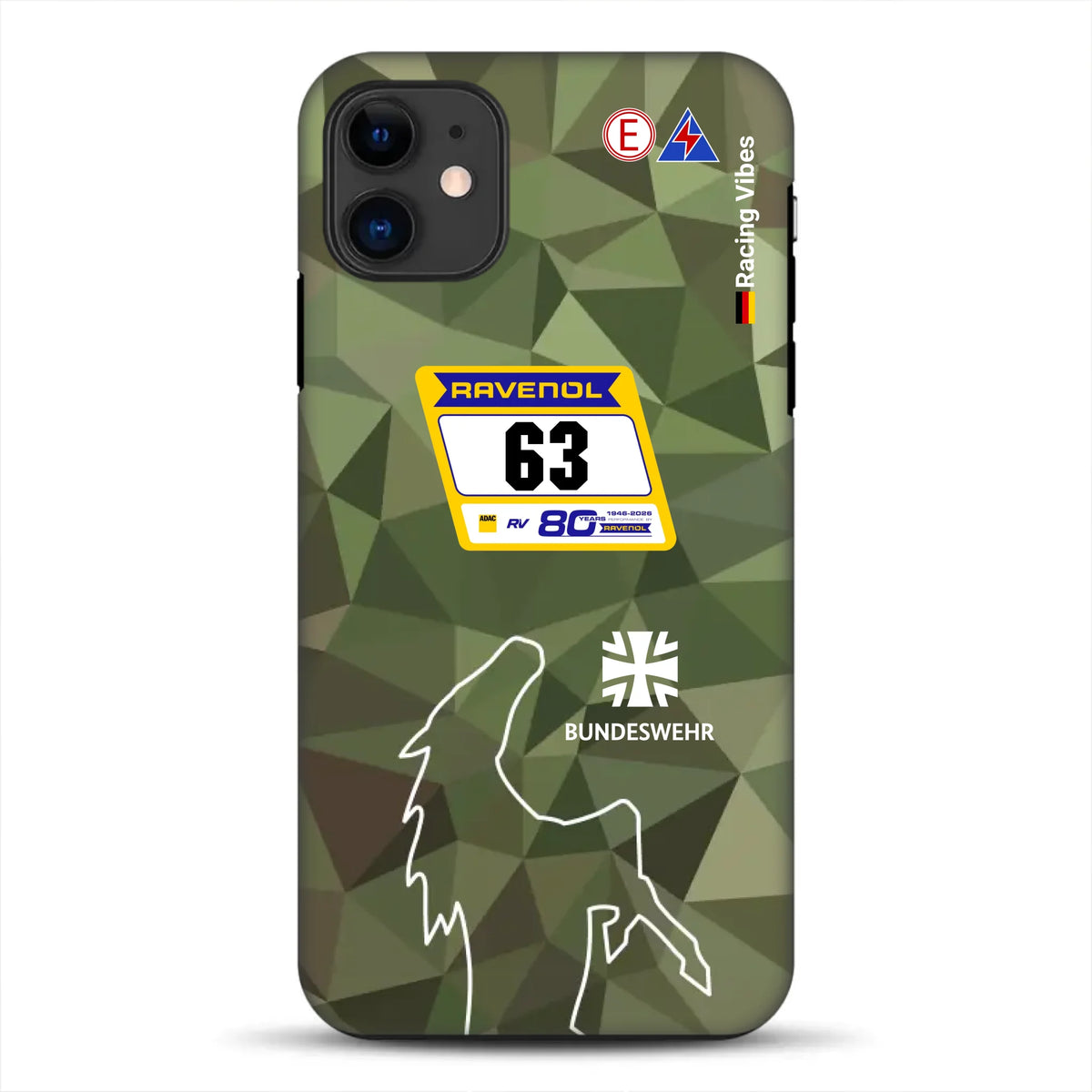 HRT Mustang GT3 24h Nürburgring 2026 Livery - Custom Premium Case for iPhone