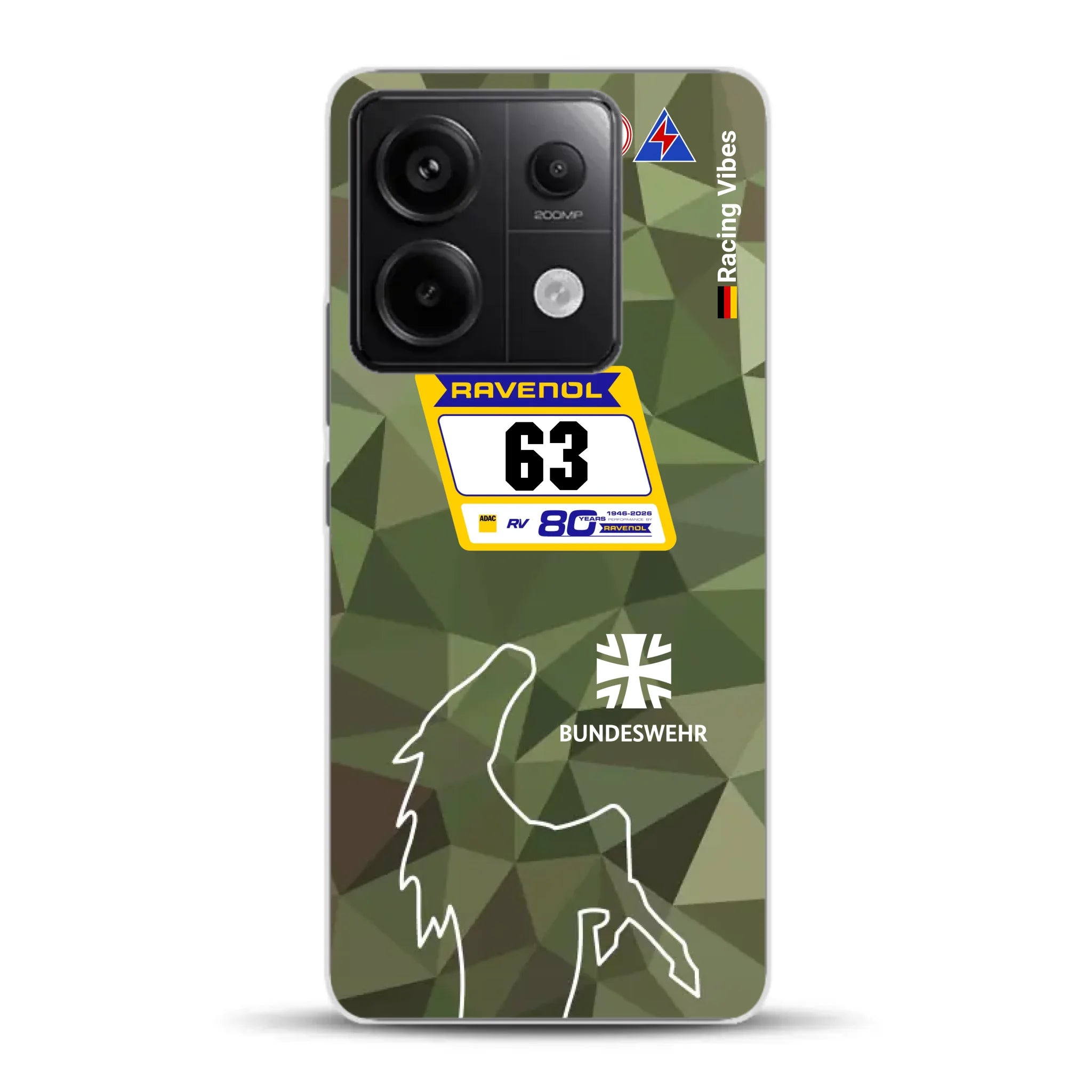 HRT Mustang GT3 24h Nürburgring 2026 Livery - Housse de téléphone portable personnalisée pour Xiaomi