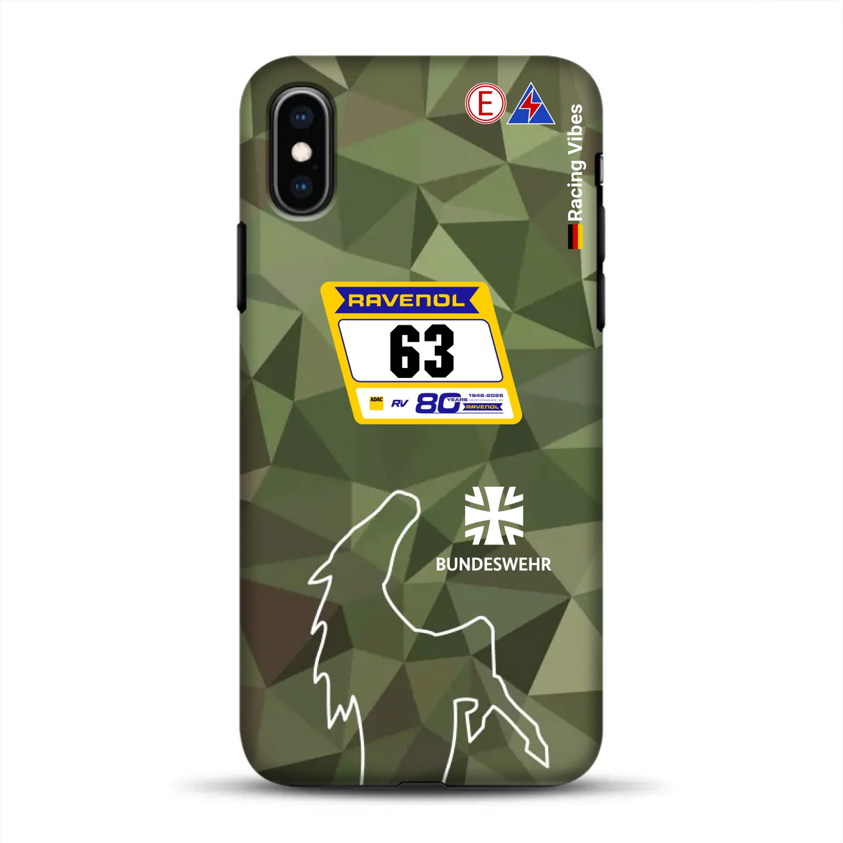 HRT Mustang GT3 24h Nürburgring 2026 Livery - Custom Premium Case for iPhone