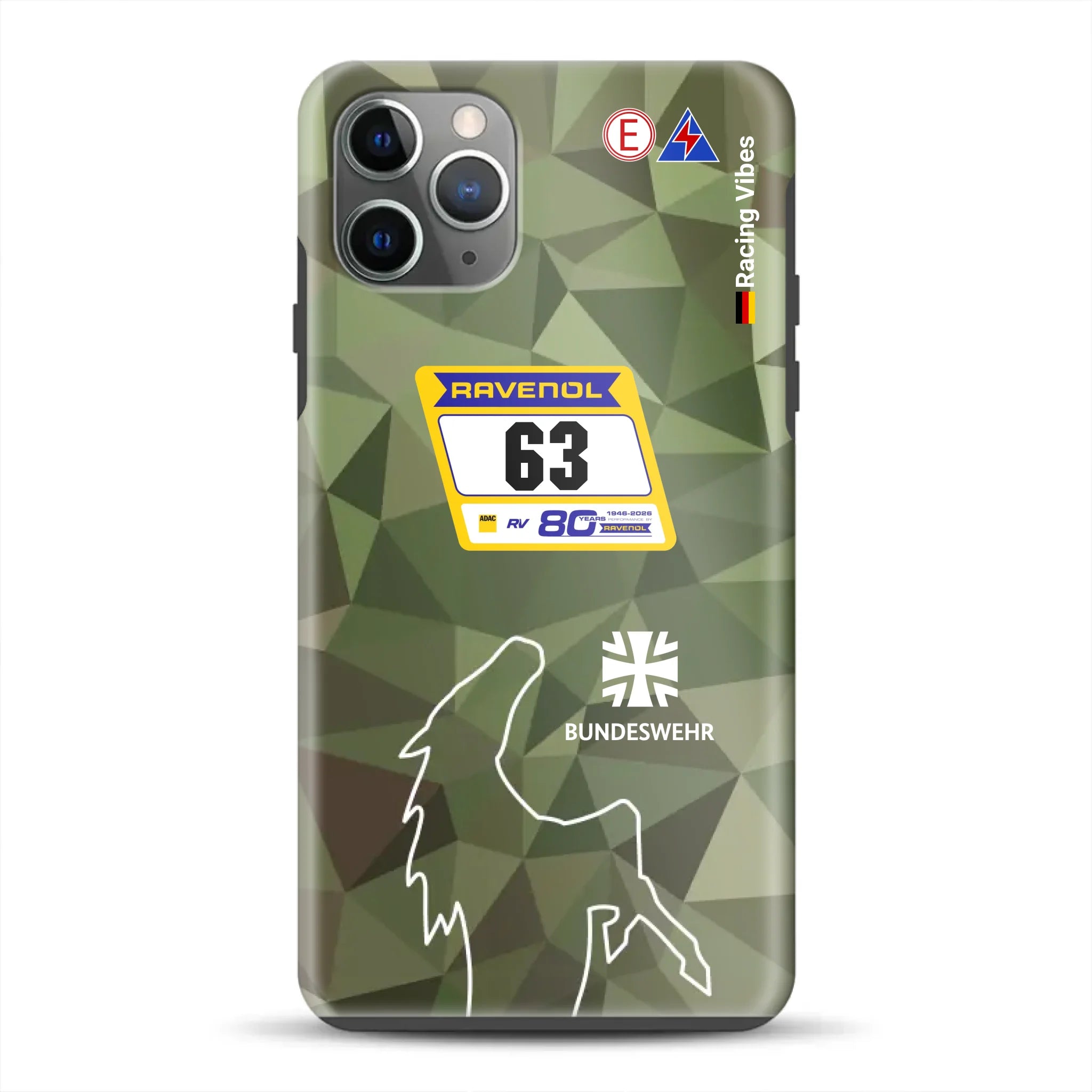 HRT Mustang GT3 24h Nürburgring 2026 Livery - Individuelle Premium Hülle für iPhone