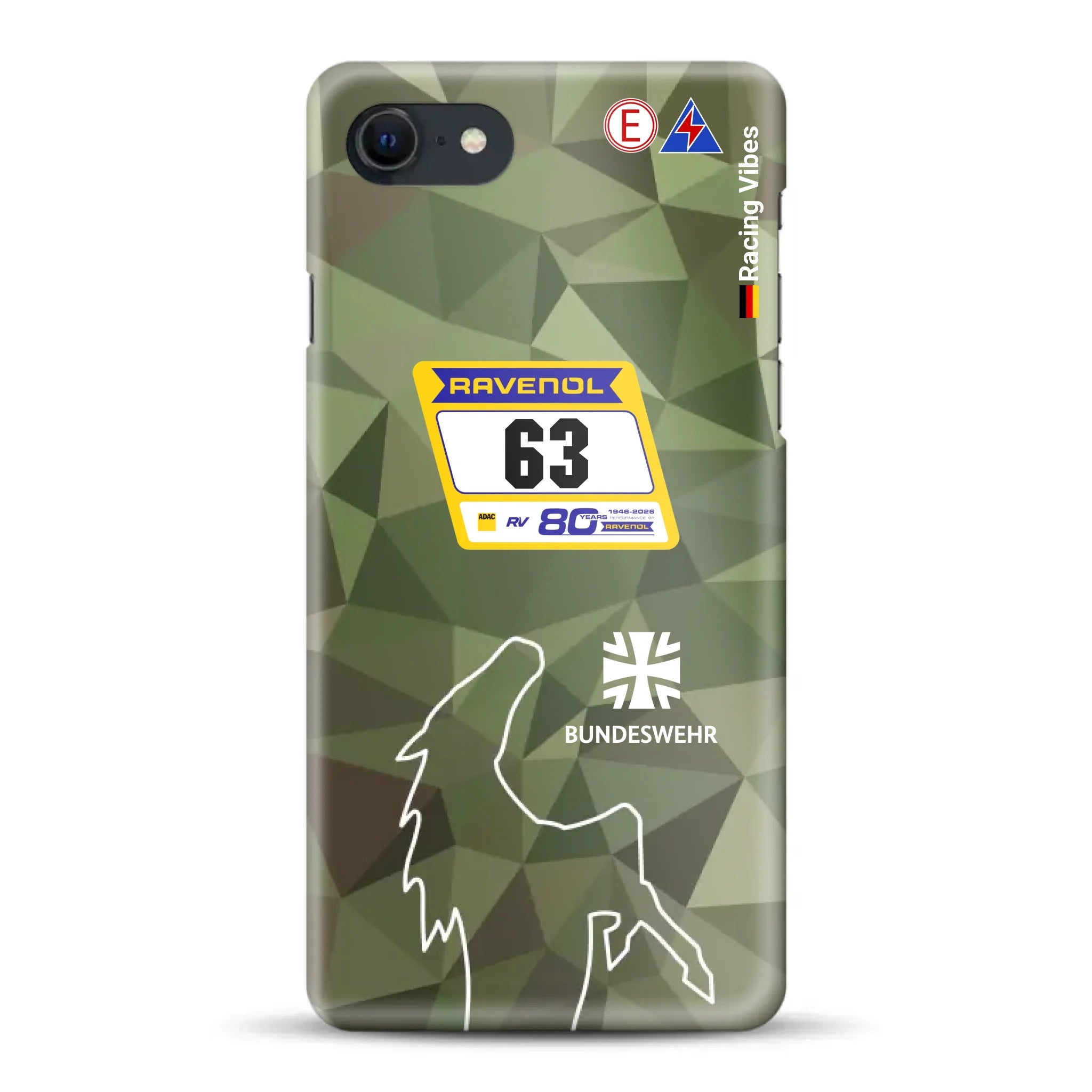 HRT Mustang GT3 24h Nürburgring 2026 Livery - Individuelle Hardcase Hülle für iPhone