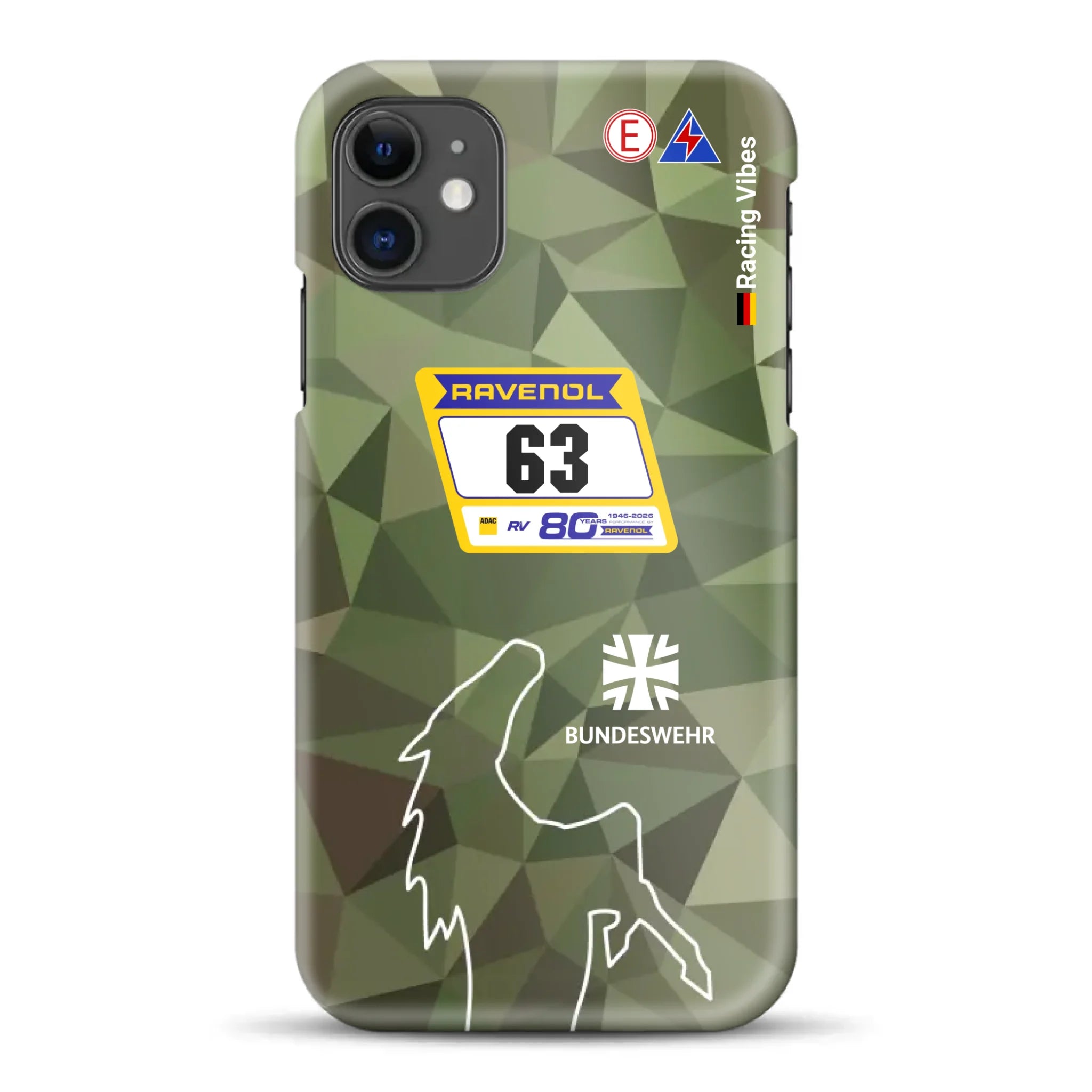 HRT Mustang GT3 24h Nürburgring 2026 Livery - Individuelle Hardcase Hülle für iPhone