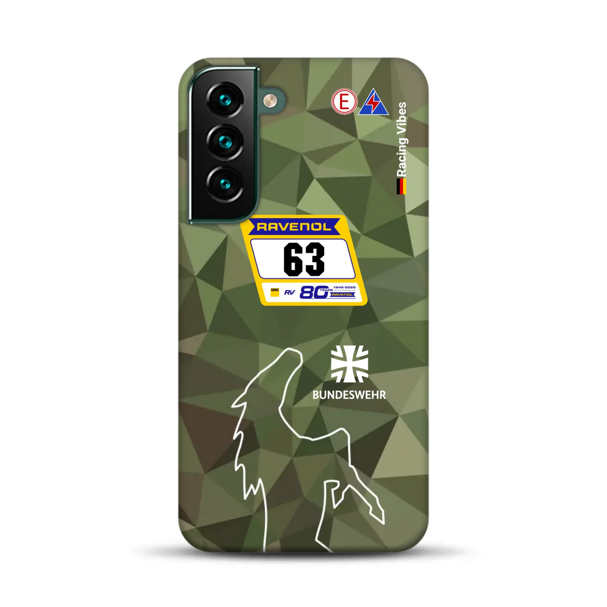 HRT Mustang GT3 24h Nürburgring 2026 Livery - Individuelle Premium Hülle für Samsung