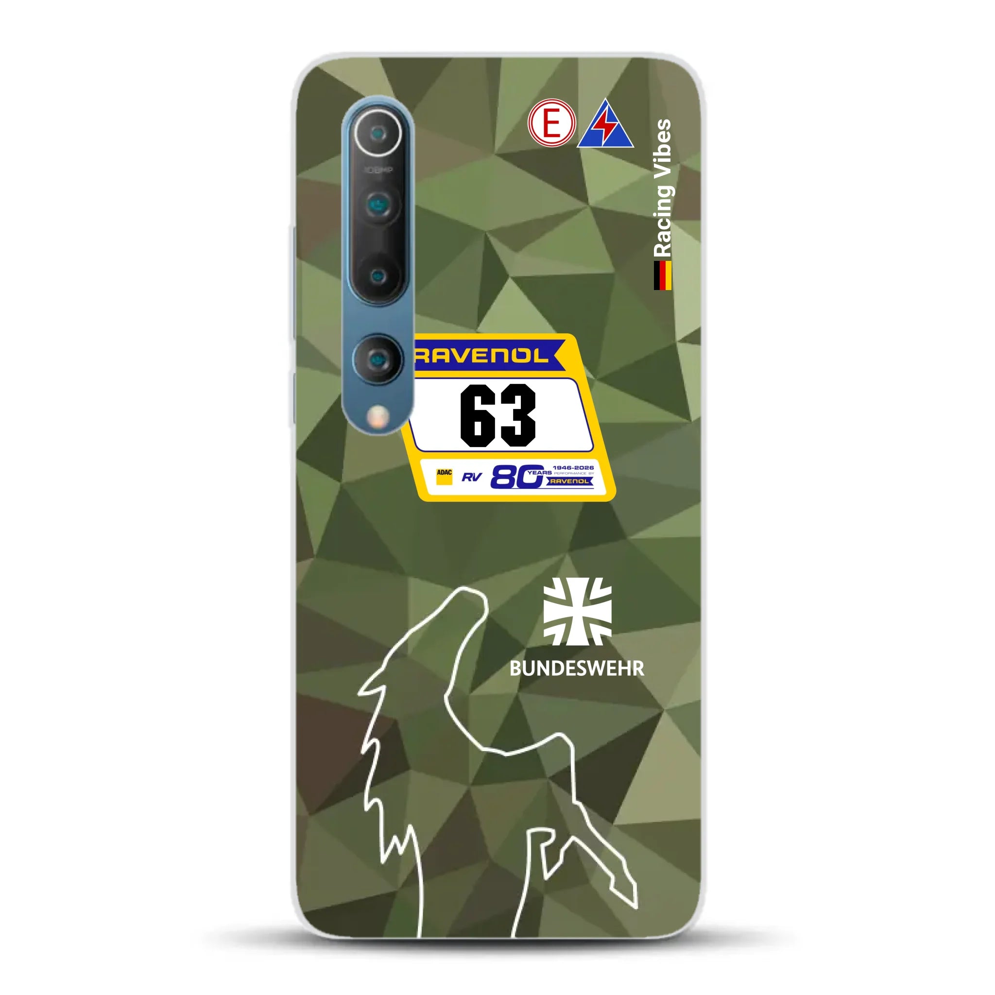 HRT Mustang GT3 24h Nürburgring 2026 Livery - Housse de téléphone portable personnalisée pour Xiaomi