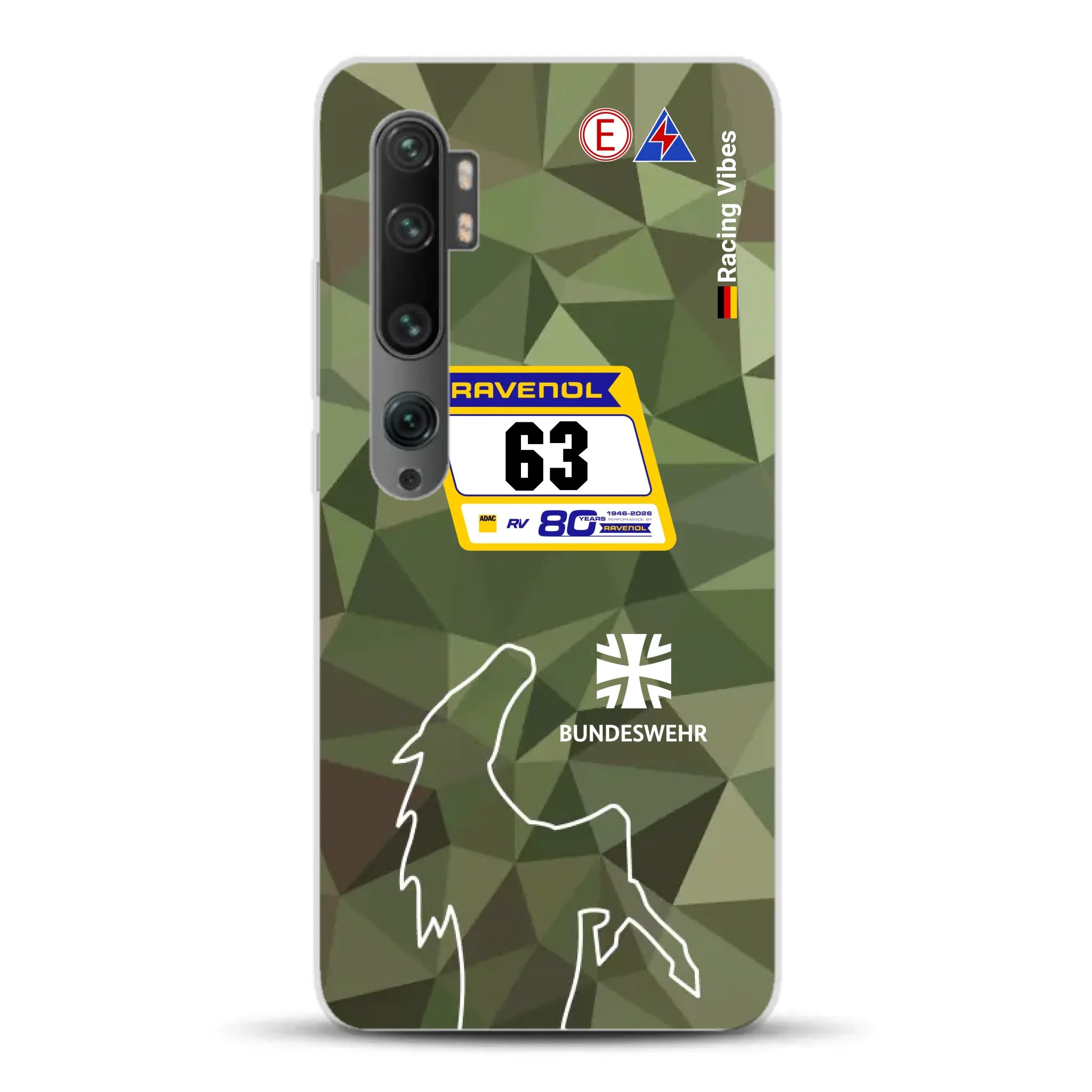 HRT Mustang GT3 24h Nürburgring 2026 Livery - Housse de téléphone portable personnalisée pour Xiaomi