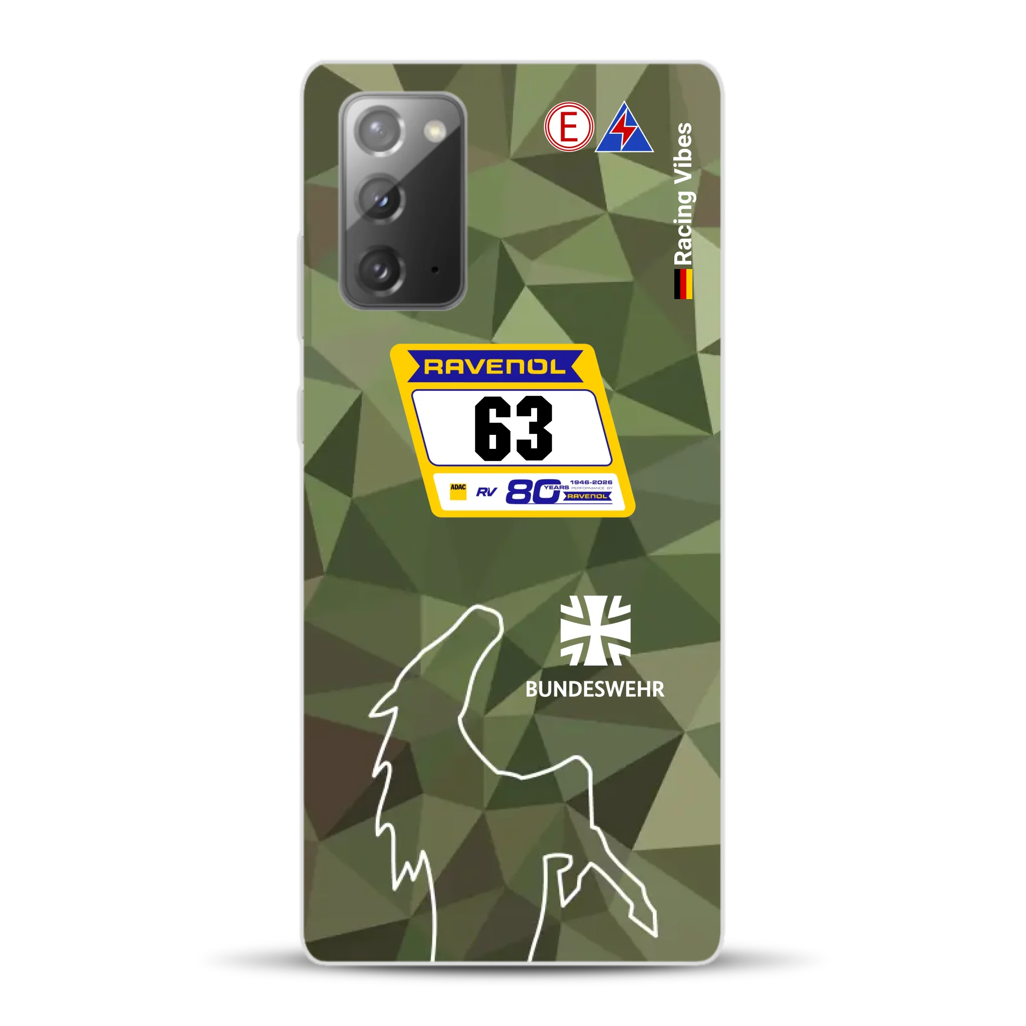 HRT Mustang GT3 24h Nürburgring 2026 Livery - Housse de téléphone portable personnalisée pour Samsung