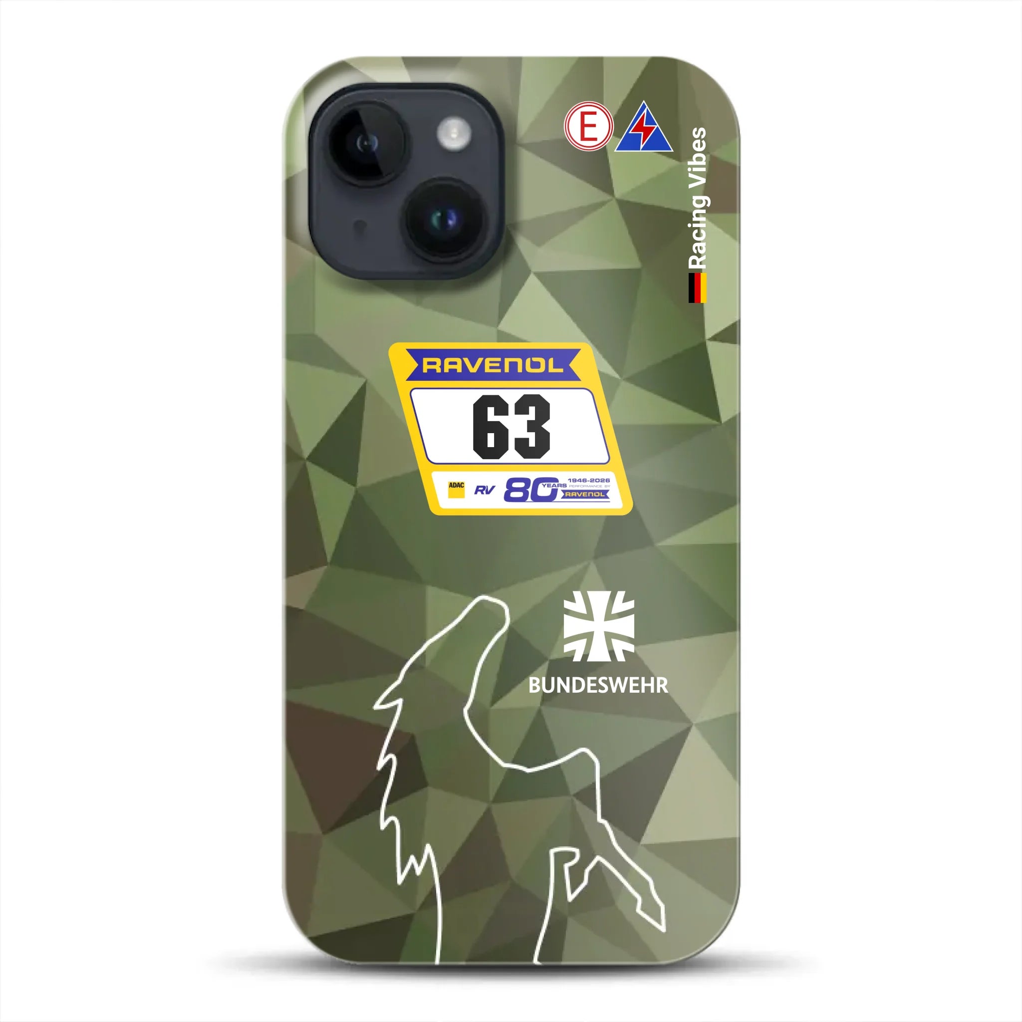 HRT Mustang GT3 24h Nürburgring 2026 Livery - Individuelle Premium Hülle für iPhone
