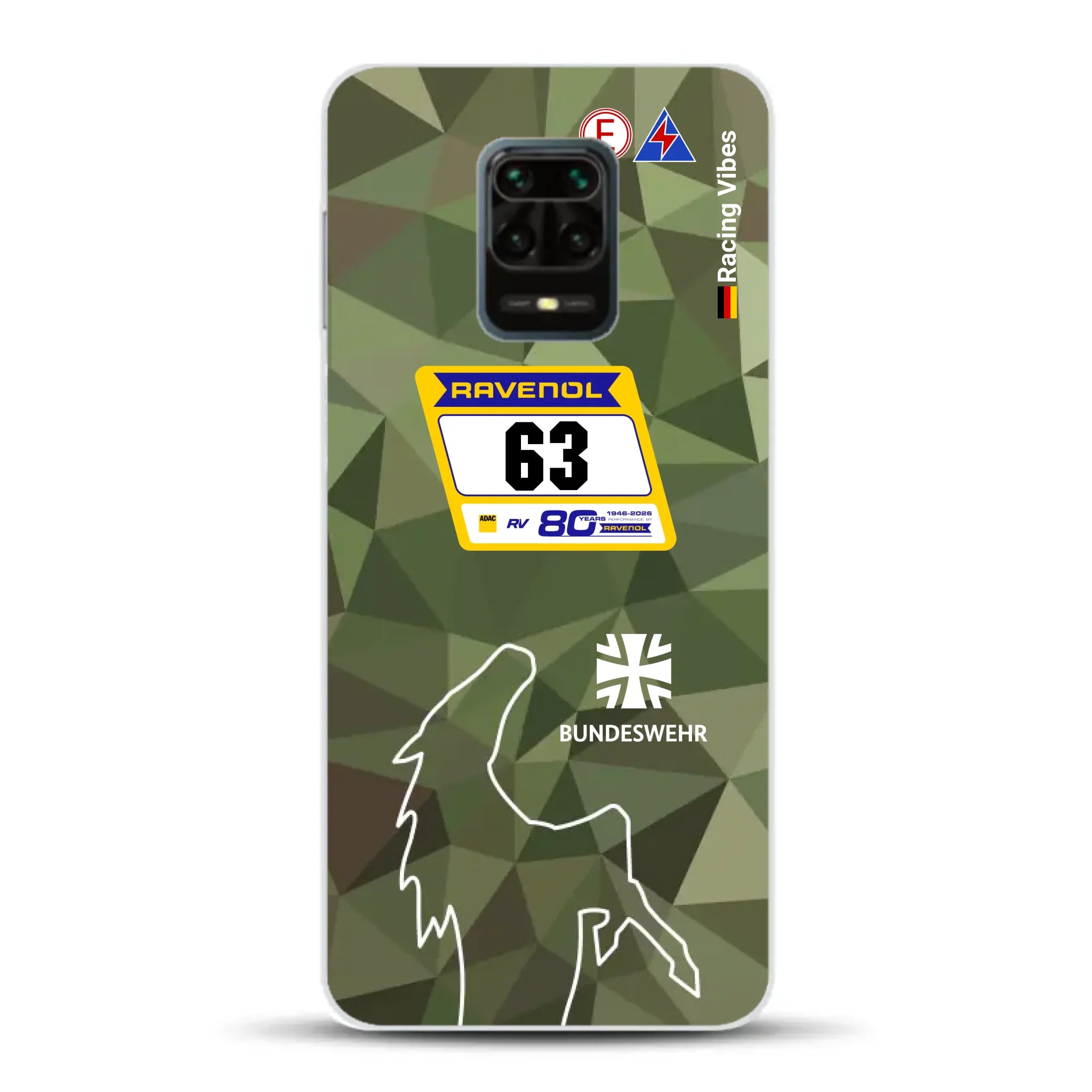 HRT Mustang GT3 24h Nürburgring 2026 Livery - Housse de téléphone portable personnalisée pour Xiaomi