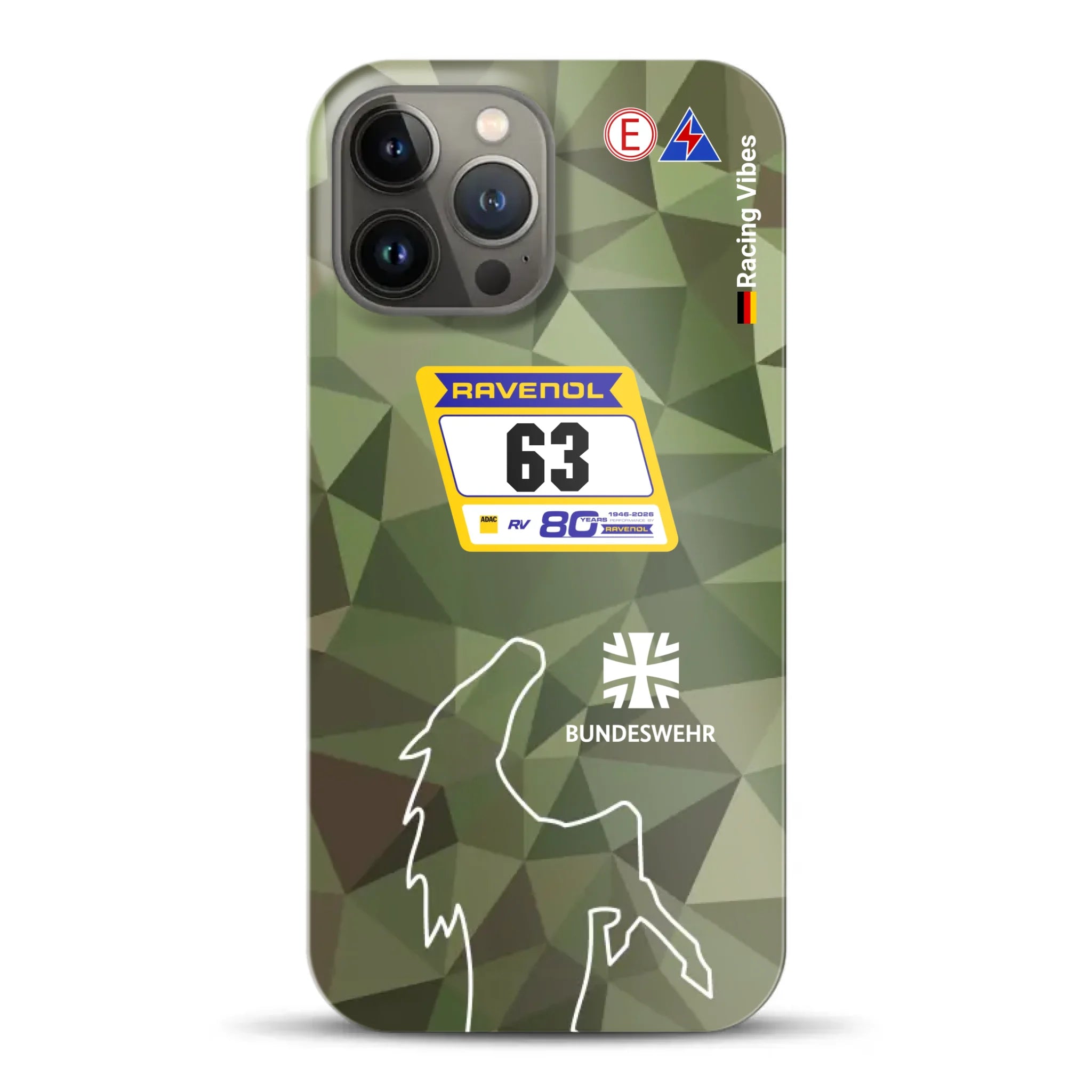 HRT Mustang GT3 24h Nürburgring 2026 Livery - Hard case pour iPhone