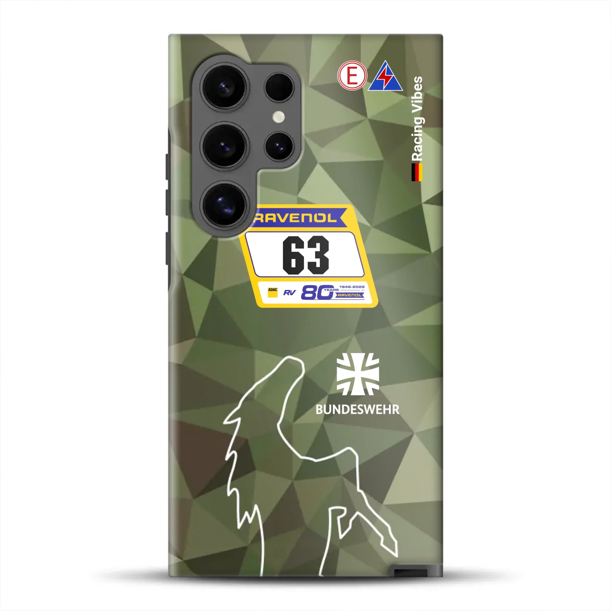 HRT Mustang GT3 24h Nürburgring 2026 Livery - Individuelle Premium Hülle für Samsung