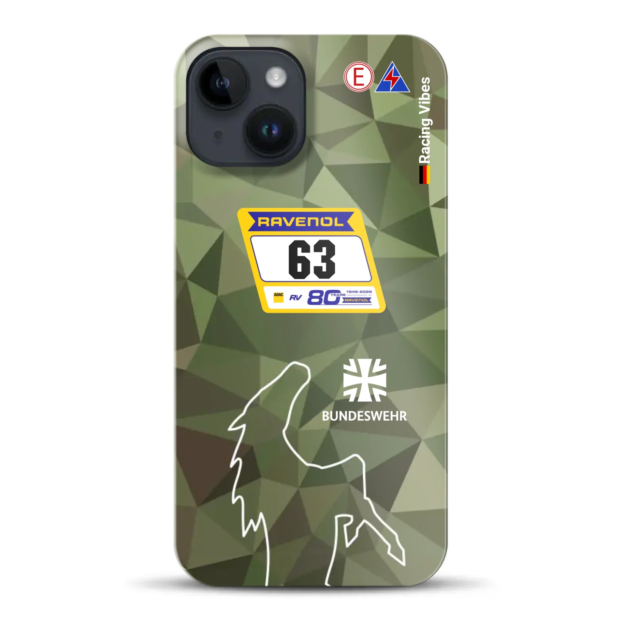 HRT Mustang GT3 24h Nürburgring 2026 Livery - Hard case pour iPhone
