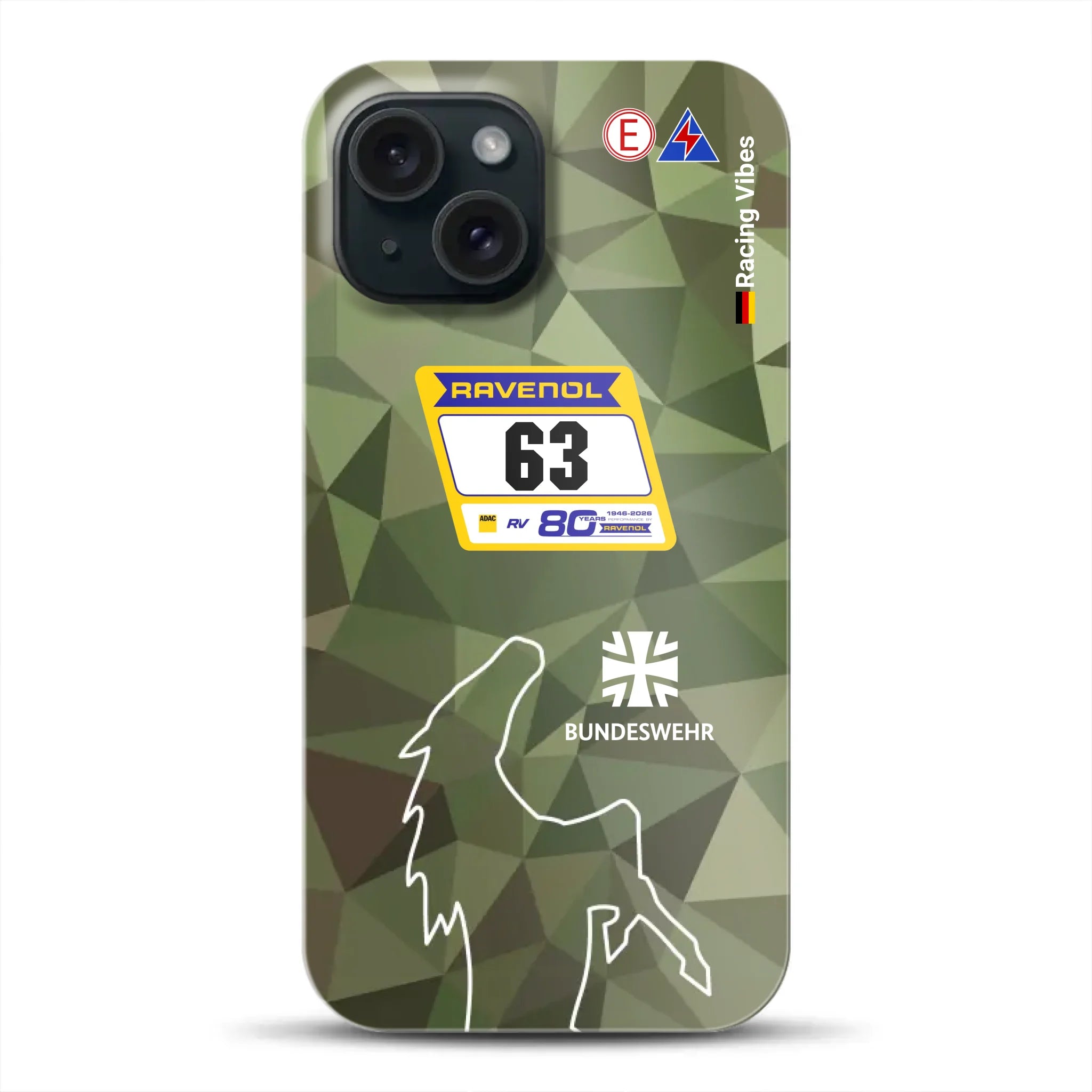 HRT Mustang GT3 24h Nürburgring 2026 Livery - Individuelle Premium Hülle für iPhone