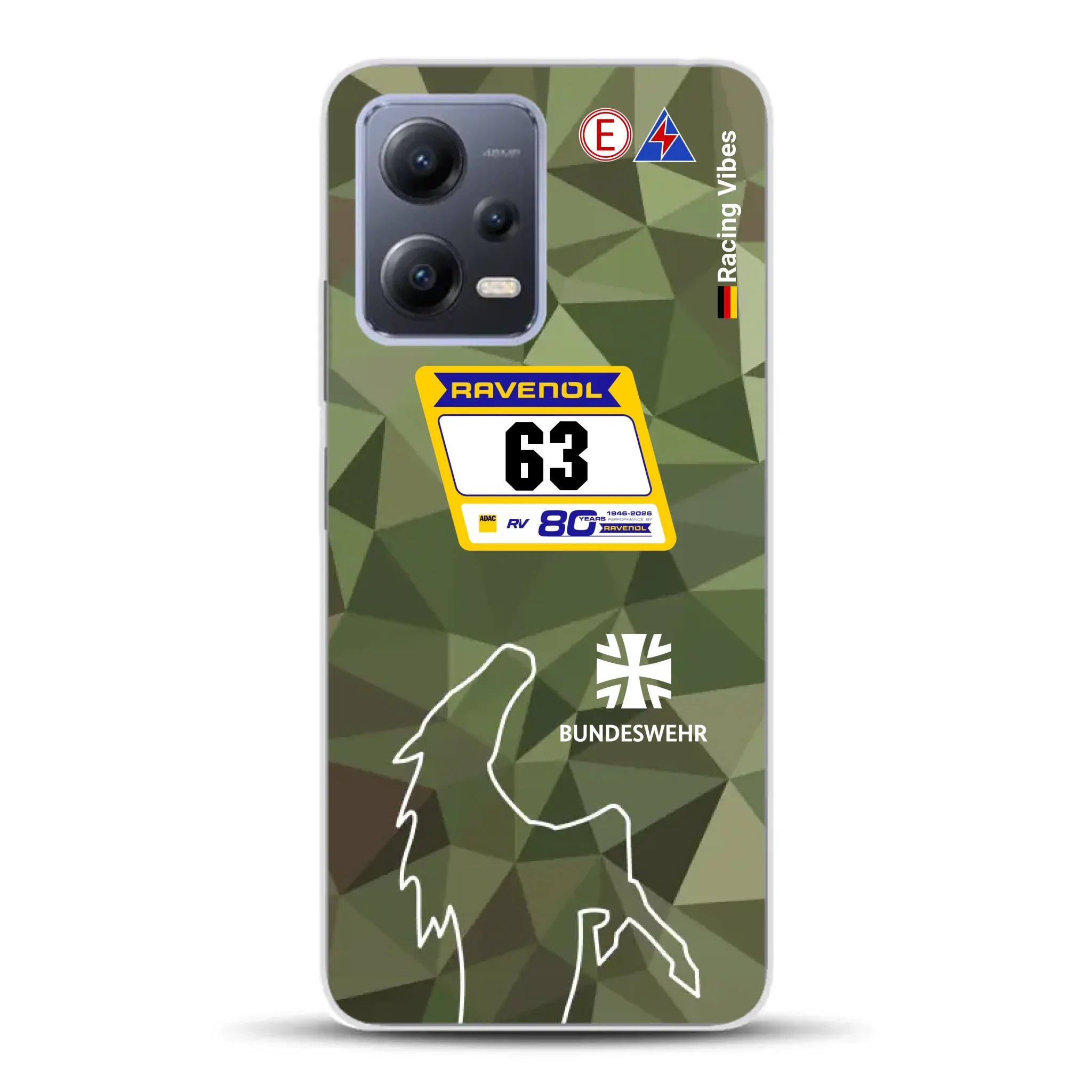 HRT Mustang GT3 24h Nürburgring 2026 Livery - Housse de téléphone portable personnalisée pour Xiaomi