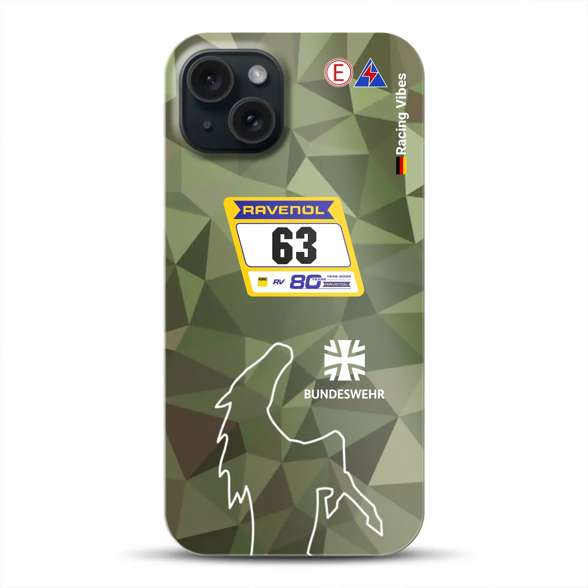HRT Mustang GT3 24h Nürburgring 2026 Livery - Individuelle Premium Hülle für iPhone