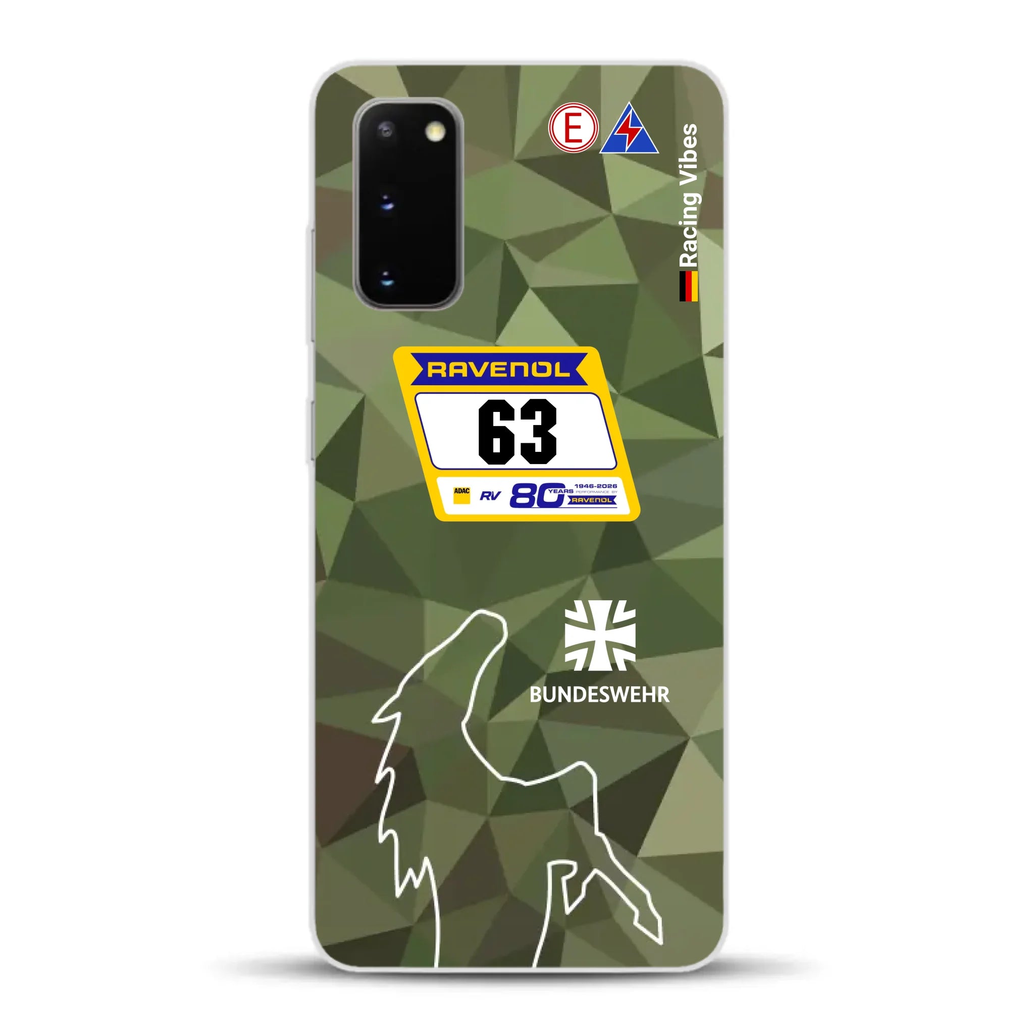 HRT Mustang GT3 24h Nürburgring 2026 Livery - Individuelle Handyhülle für Samsung