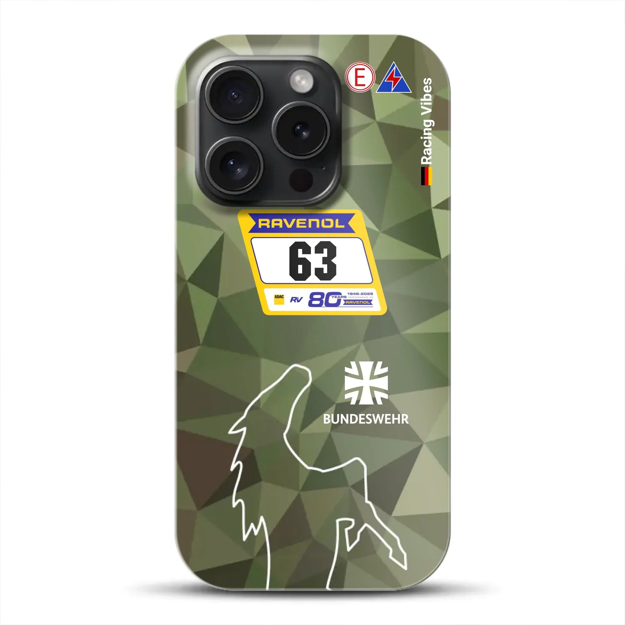 HRT Mustang GT3 24h Nürburgring 2026 Livery - Individuelle Premium Hülle für iPhone