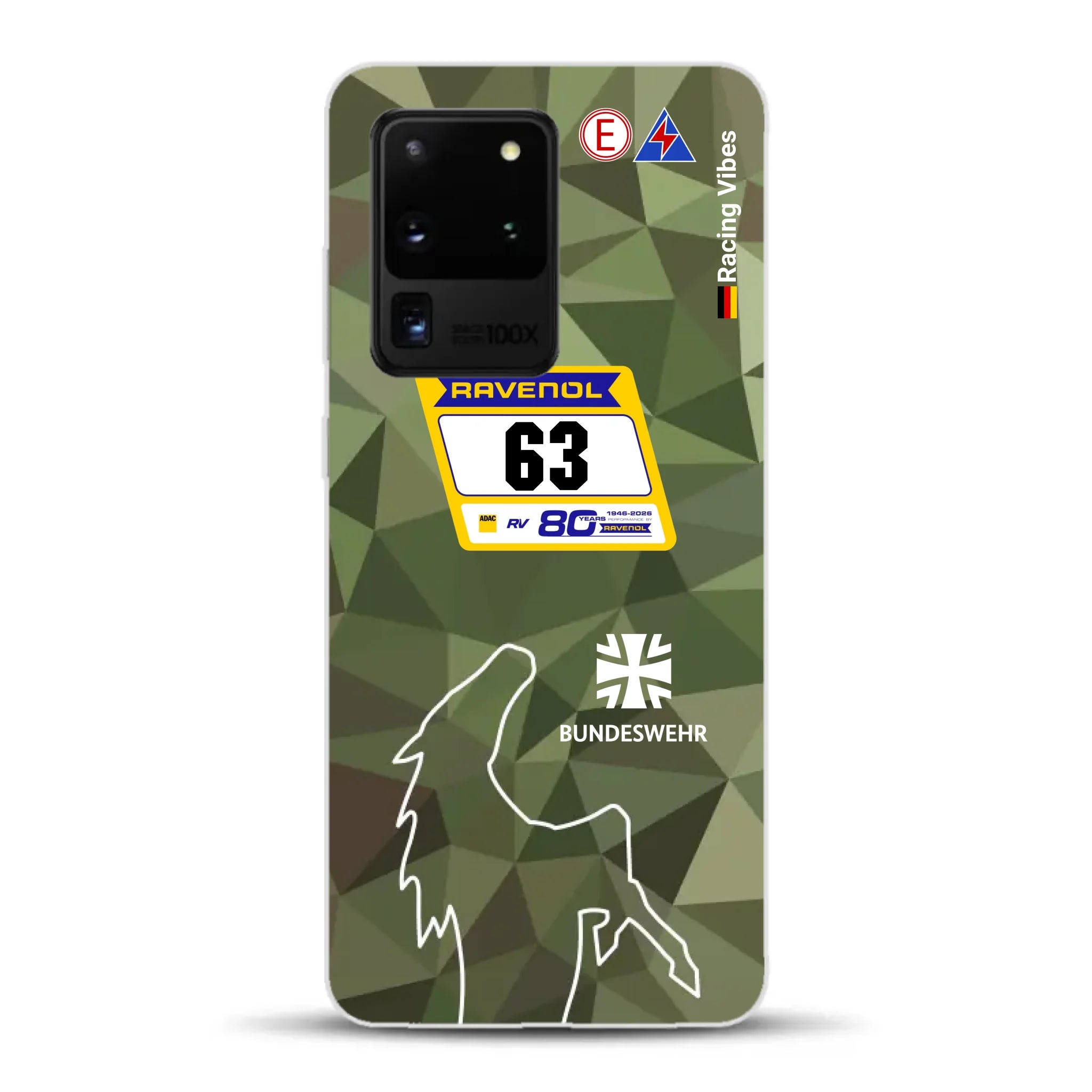 HRT Mustang GT3 24h Nürburgring 2026 Livery - Individuelle Handyhülle für Samsung