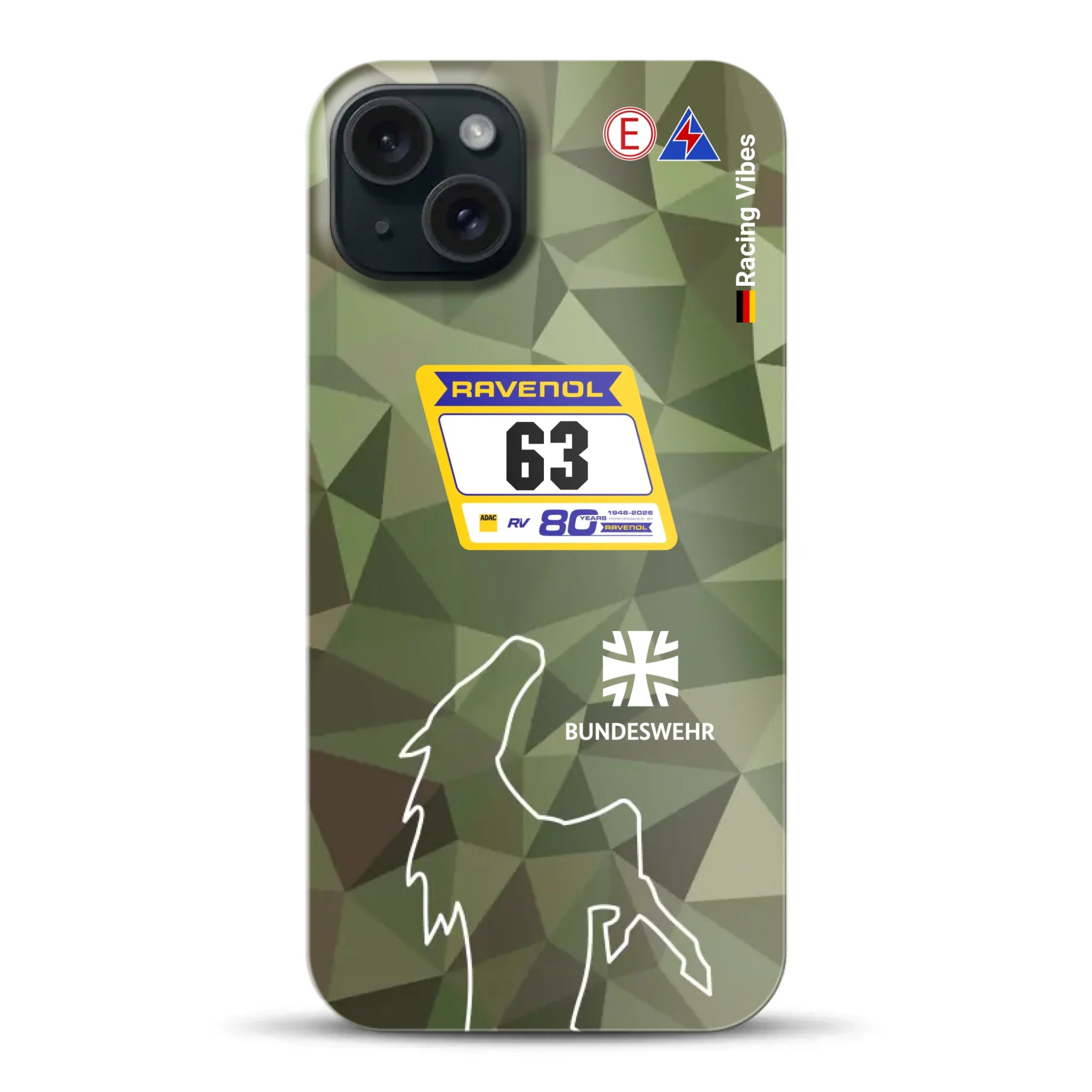 HRT Mustang GT3 24h Nürburgring 2026 Livery - Hard case pour iPhone