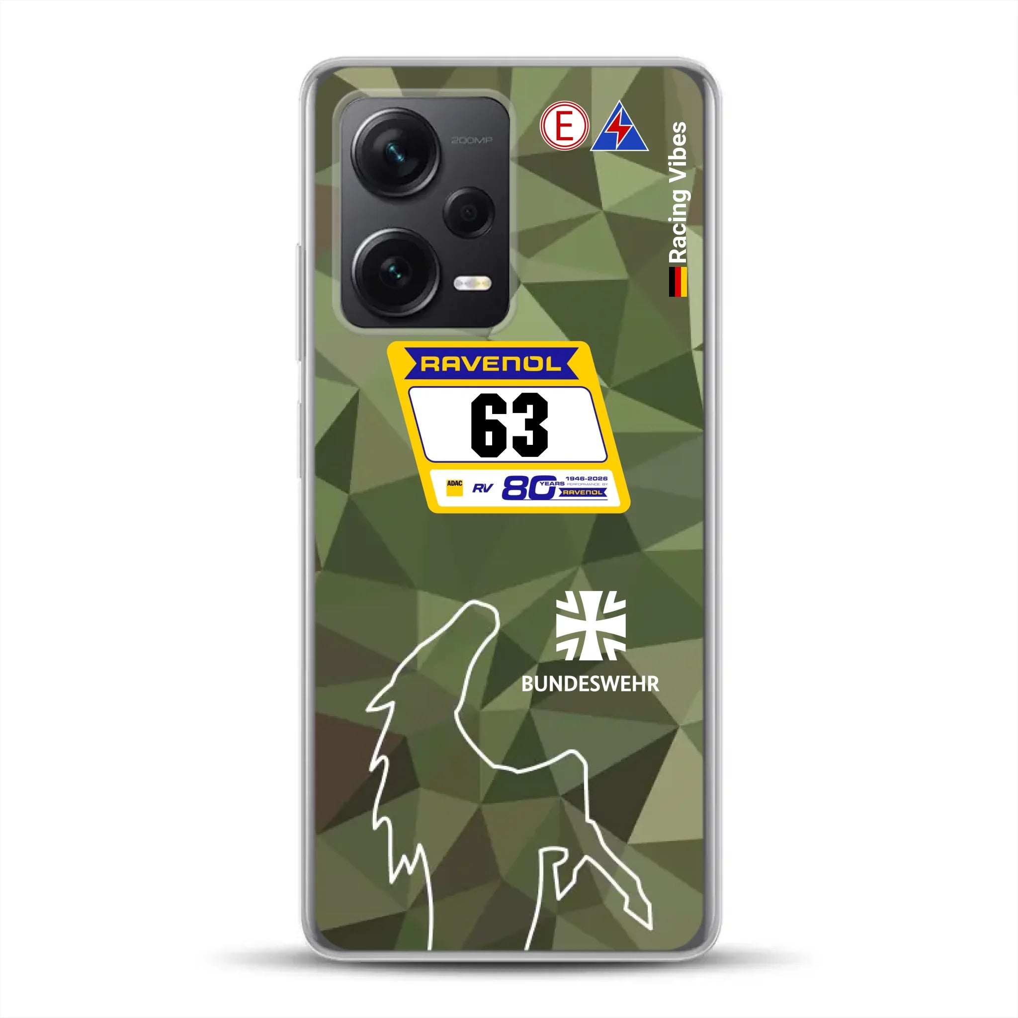 HRT Mustang GT3 24h Nürburgring 2026 Livery - Housse de téléphone portable personnalisée pour Xiaomi