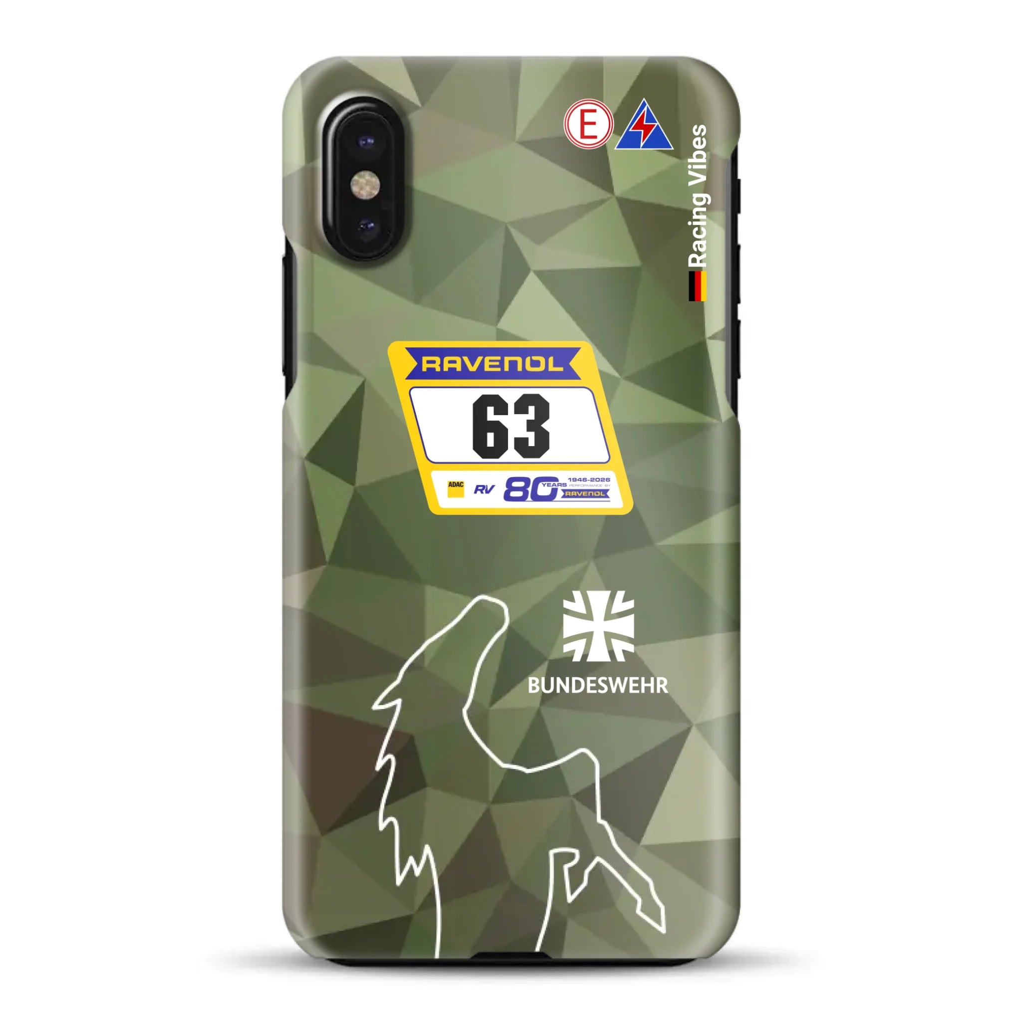 HRT Mustang GT3 24h Nürburgring 2026 Livery - Hard case pour iPhone