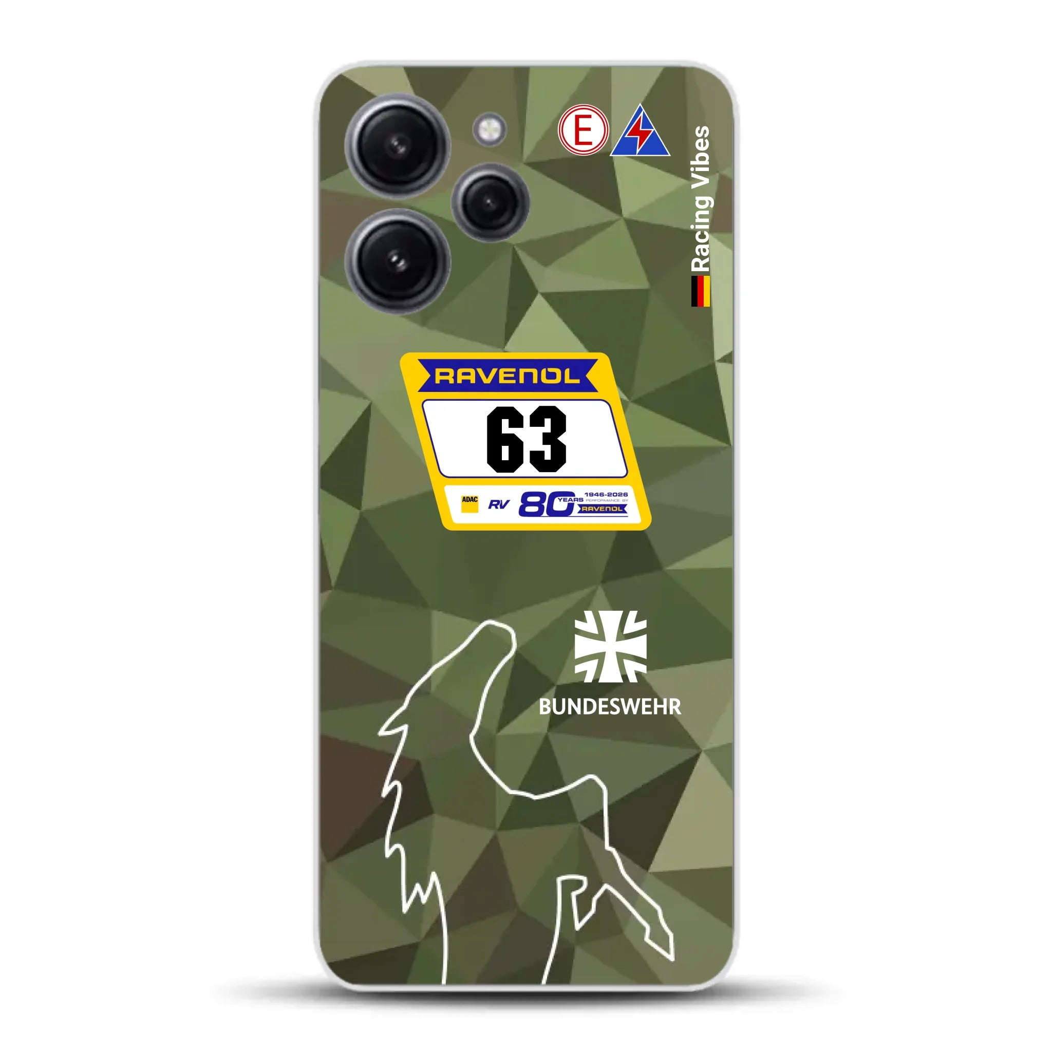 HRT Mustang GT3 24h Nürburgring 2026 Livery - Housse de téléphone portable personnalisée pour Xiaomi