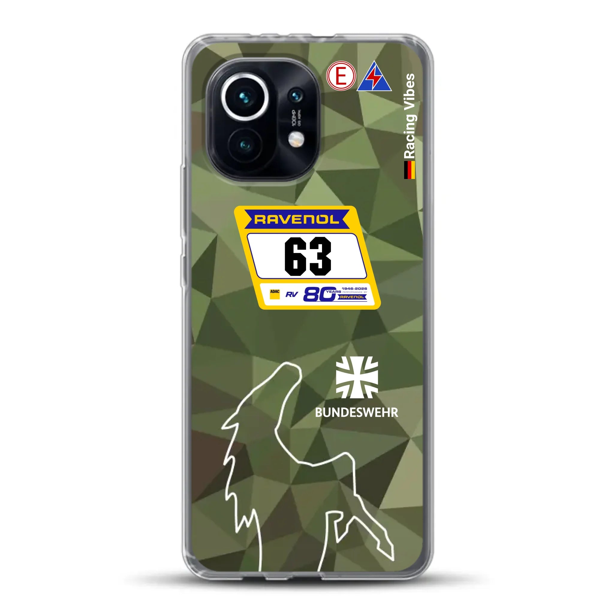 HRT Mustang GT3 24h Nürburgring 2026 Livery - Housse de téléphone portable personnalisée pour Xiaomi