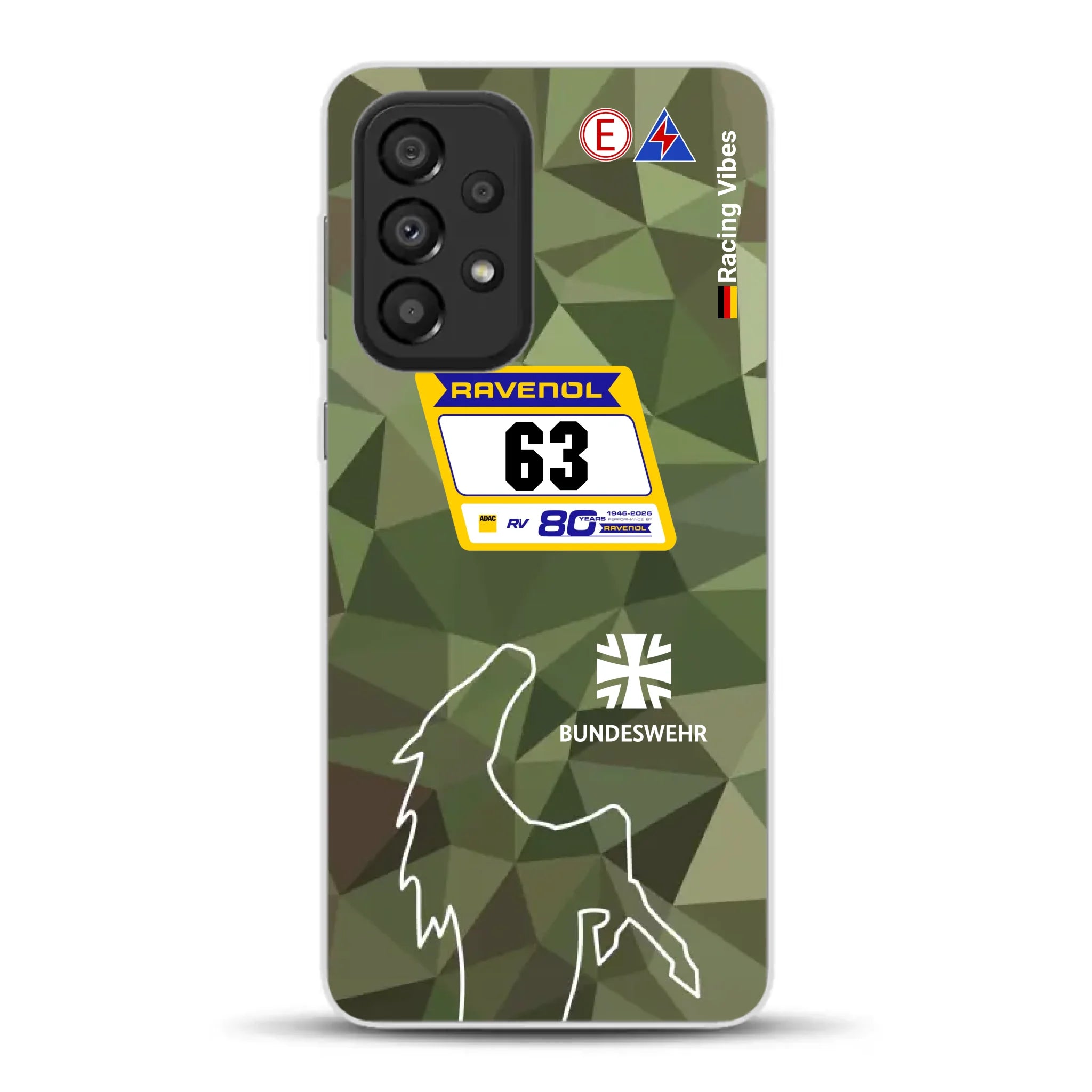HRT Mustang GT3 24h Nürburgring 2026 Livery - Individuelle Handyhülle für Samsung
