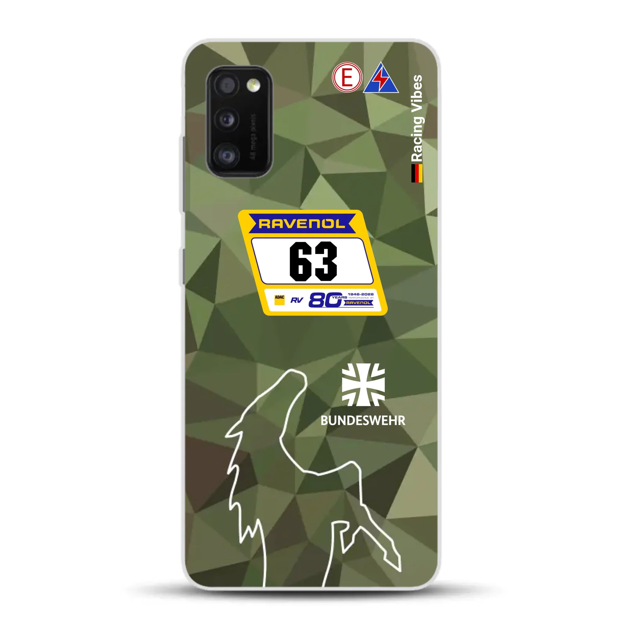 HRT Mustang GT3 24h Nürburgring 2026 Livery - Housse de téléphone portable personnalisée pour Samsung