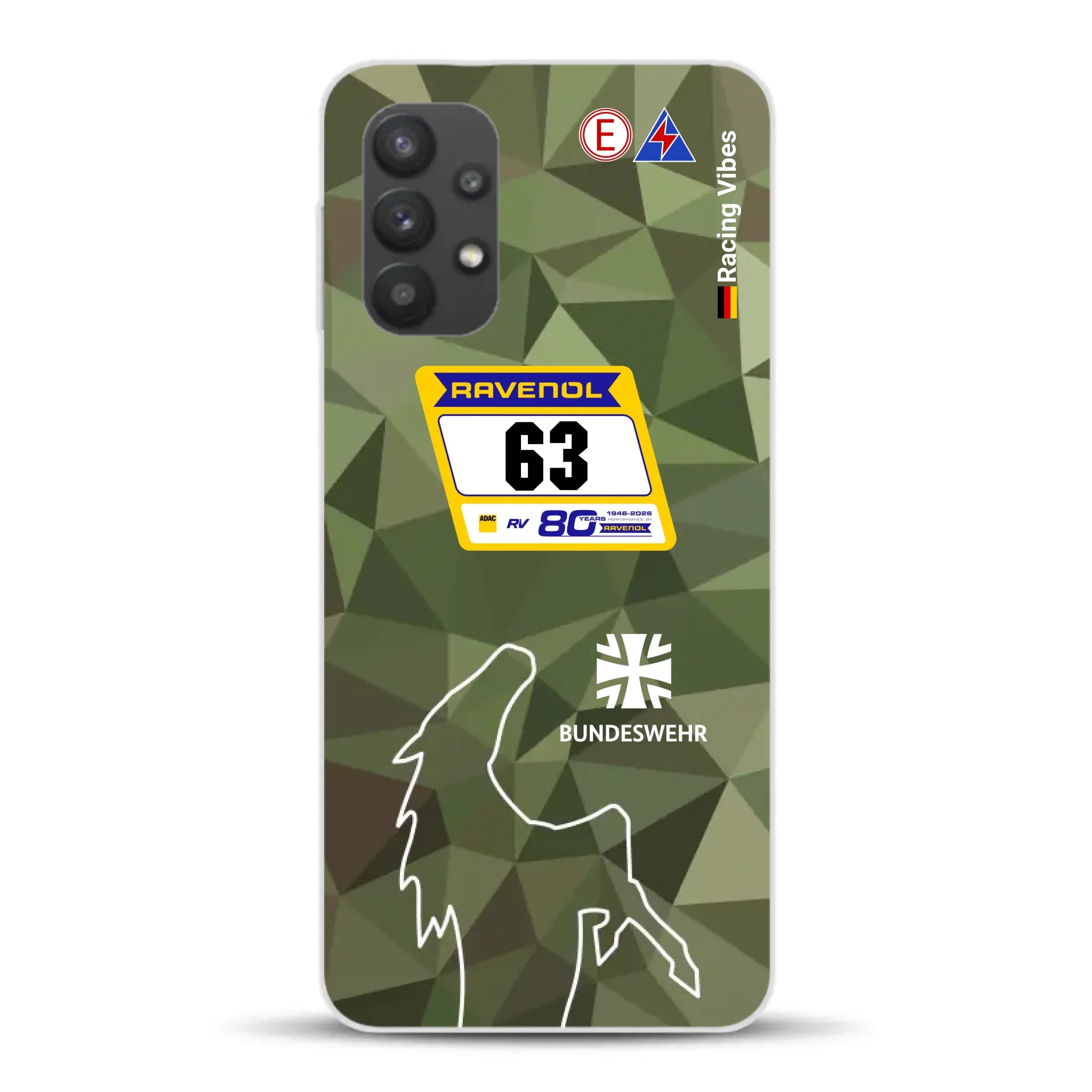 HRT Mustang GT3 24h Nürburgring 2026 Livery - Individuelle Handyhülle für Samsung