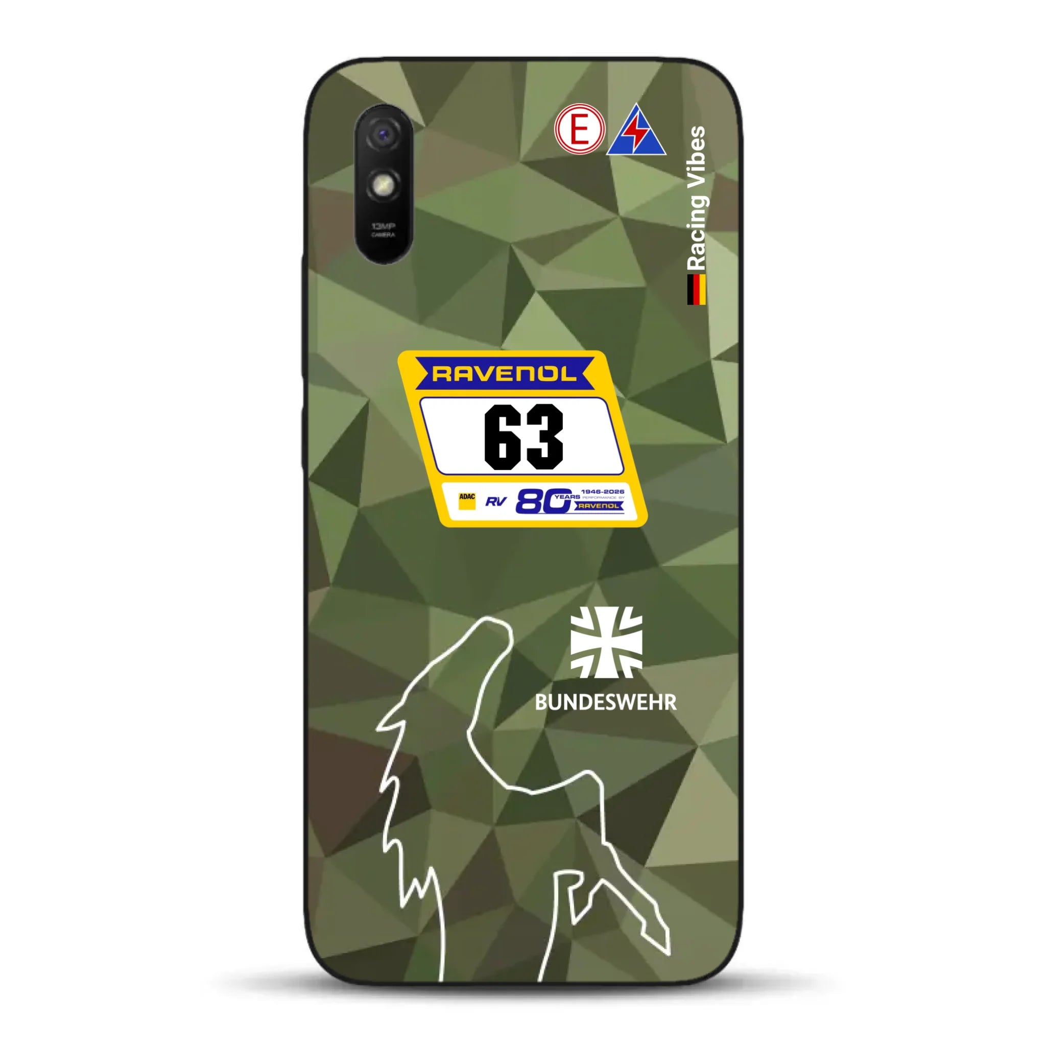 HRT Mustang GT3 24h Nürburgring 2026 Livery - Housse de téléphone portable personnalisée pour Xiaomi
