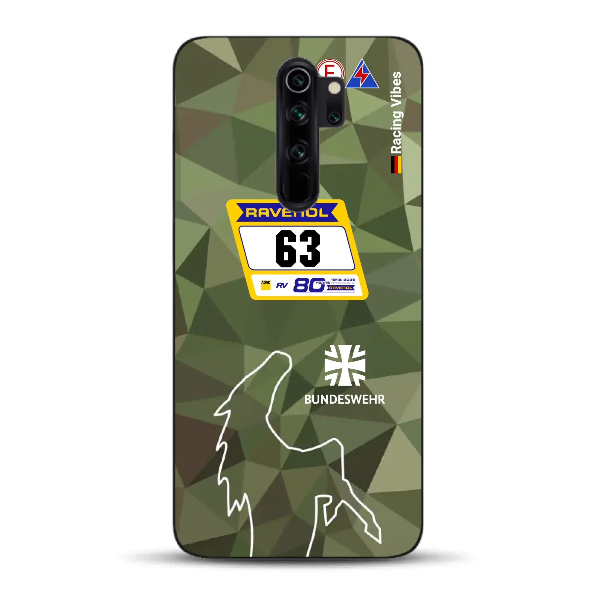 HRT Mustang GT3 24h Nürburgring 2026 Livery - Housse de téléphone portable personnalisée pour Xiaomi