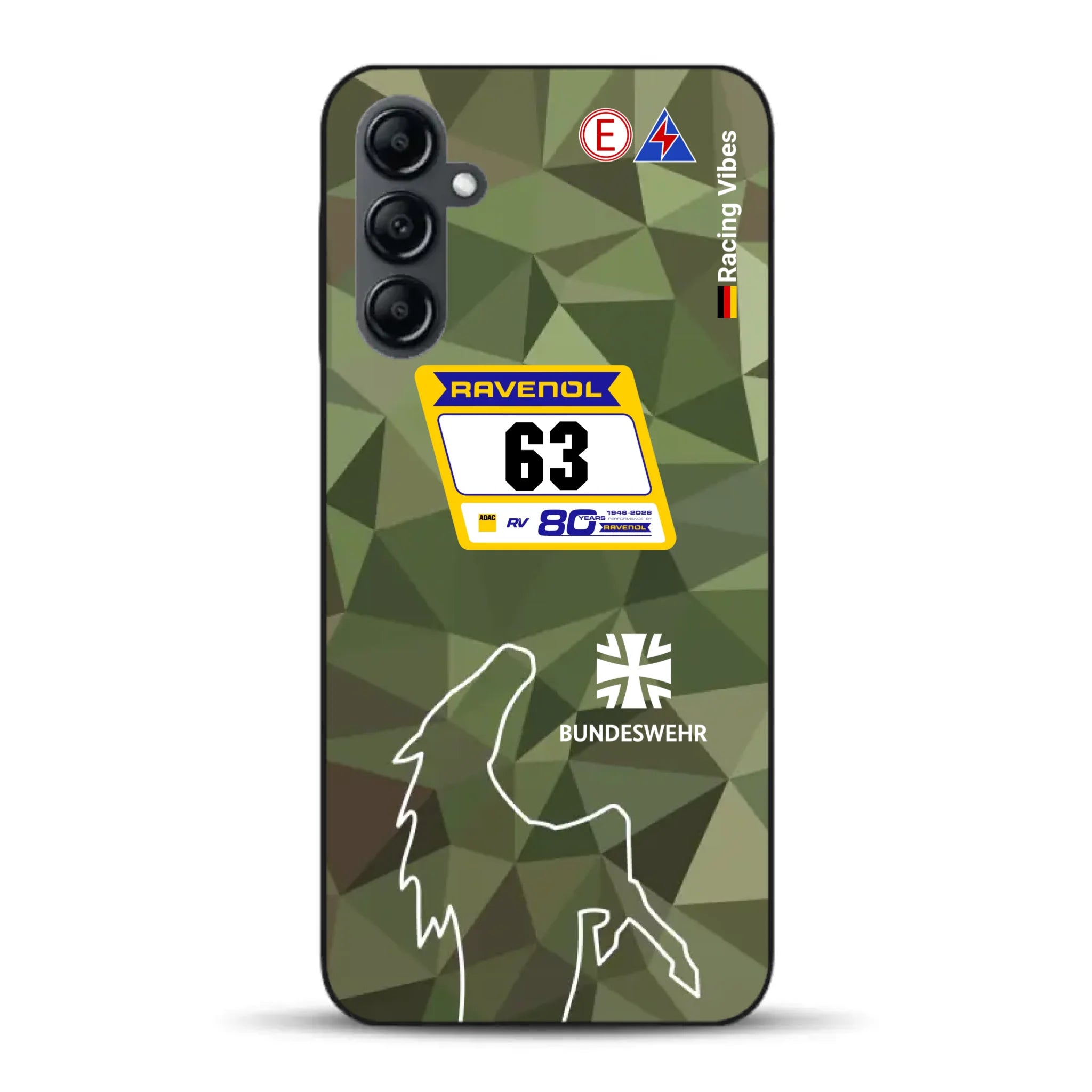 HRT Mustang GT3 24h Nürburgring 2026 Livery - Individuelle Handyhülle für Samsung