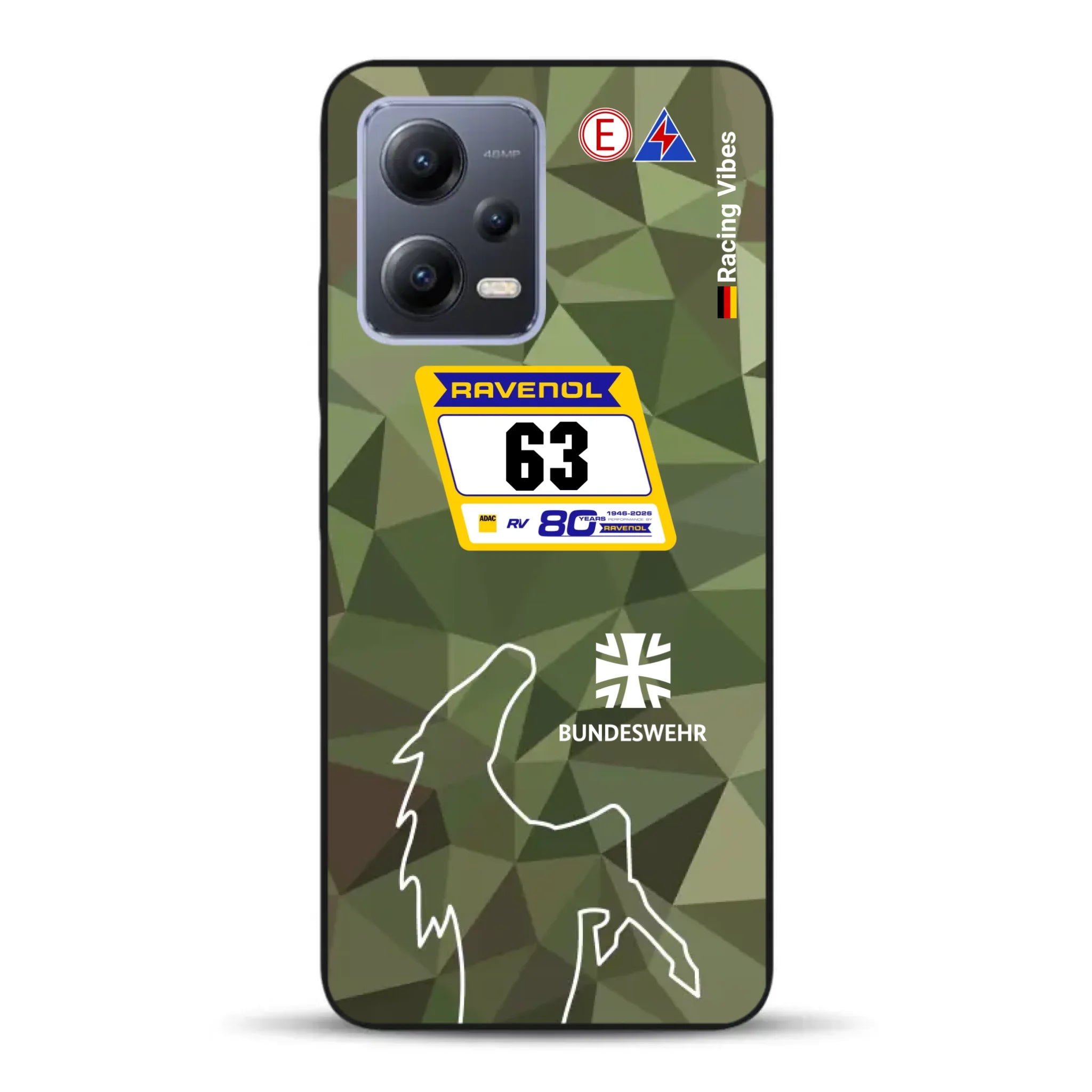 HRT Mustang GT3 24h Nürburgring 2026 Livery - Housse de téléphone portable personnalisée pour Xiaomi