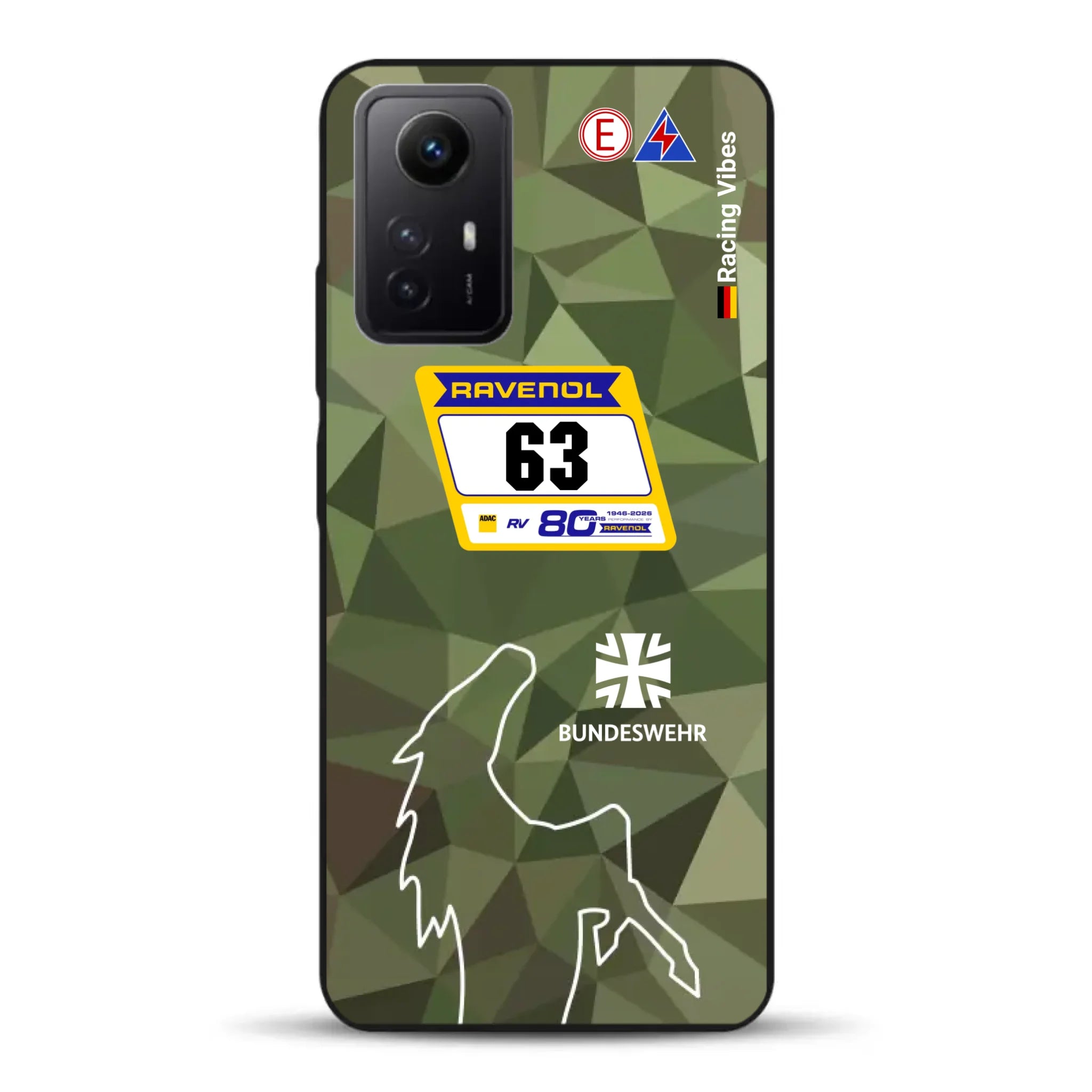 HRT Mustang GT3 24h Nürburgring 2026 Livery - Housse de téléphone portable personnalisée pour Xiaomi