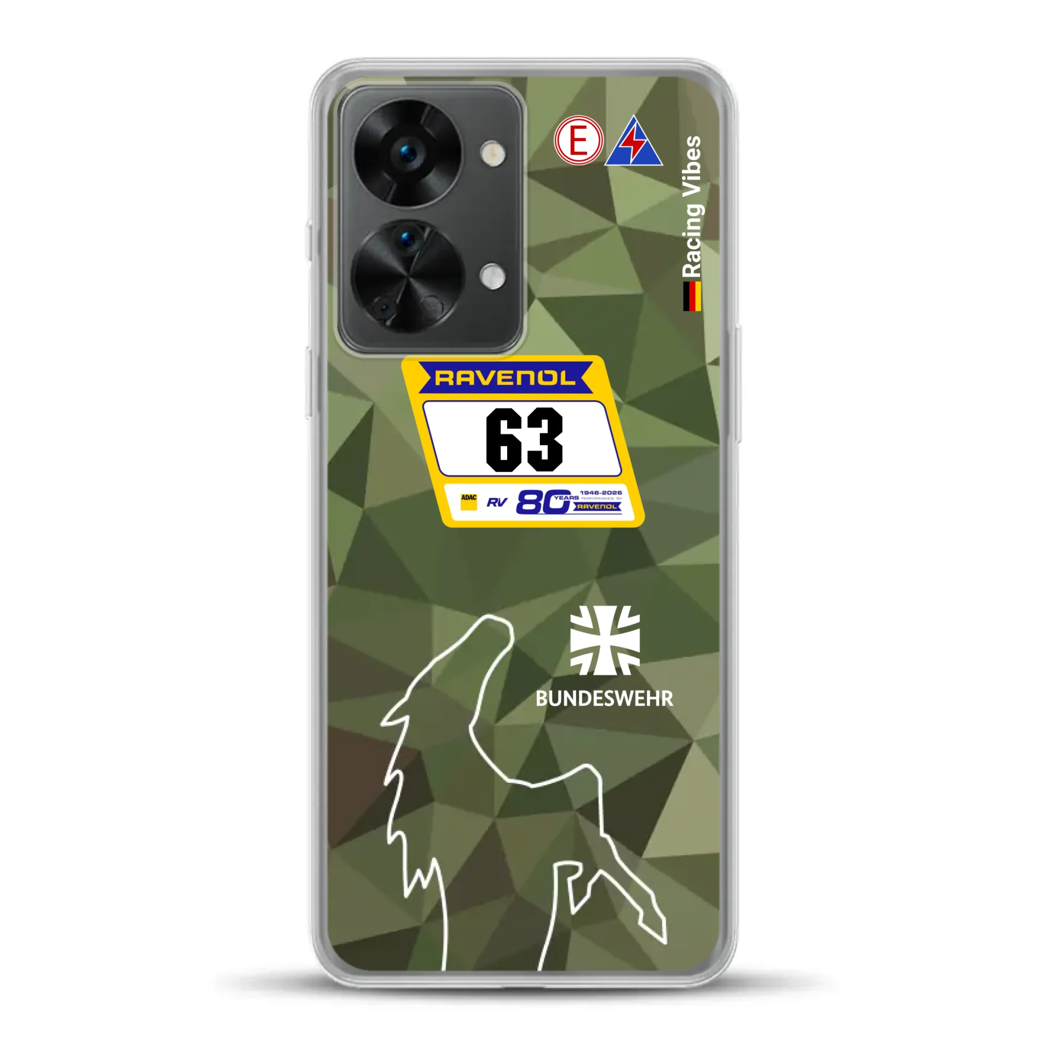 HRT Mustang GT3 24h Nürburgring 2026 Livery - Custodia per cellulare personalizzata