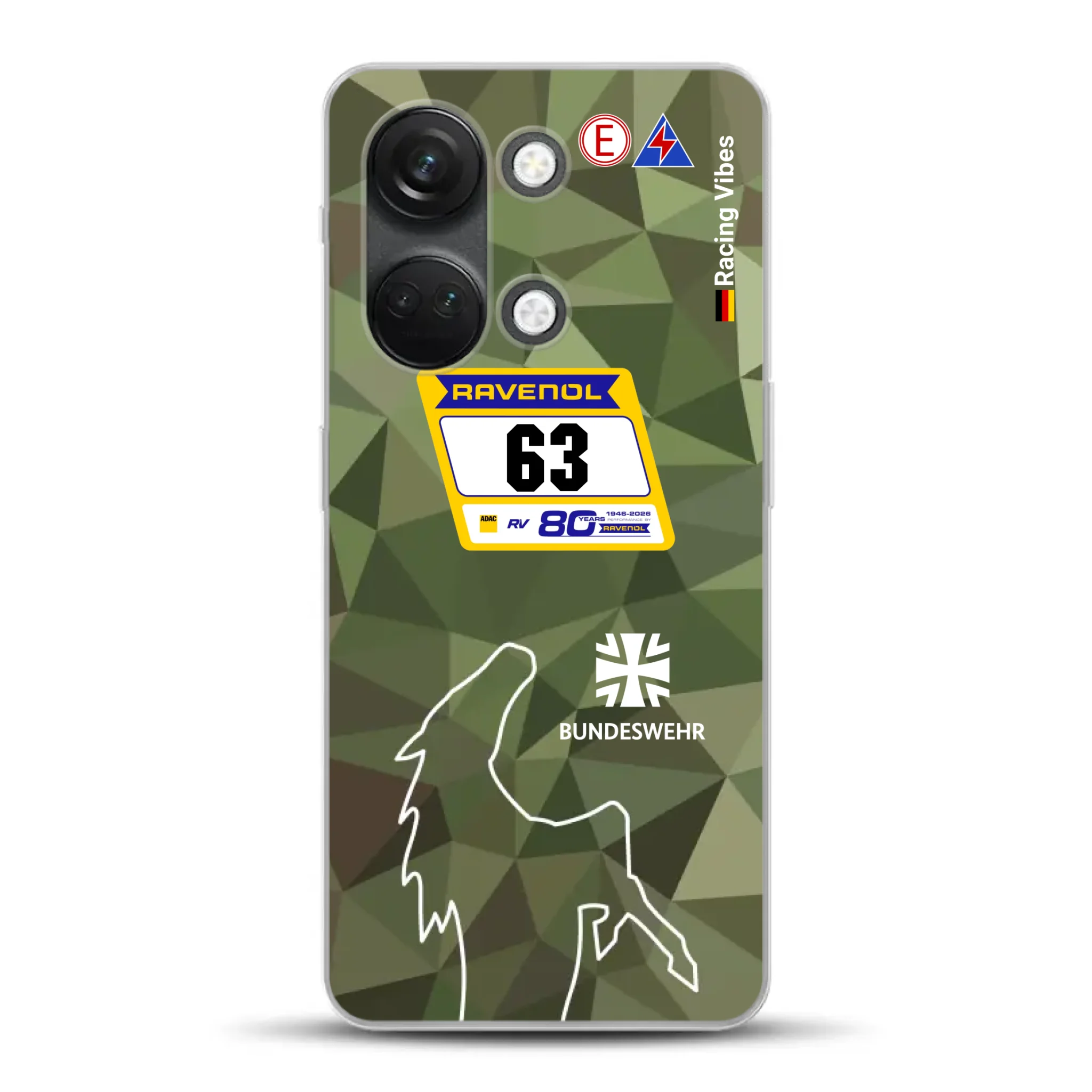 HRT Mustang GT3 24h Nürburgring 2026 Livery - Custodia per cellulare personalizzata