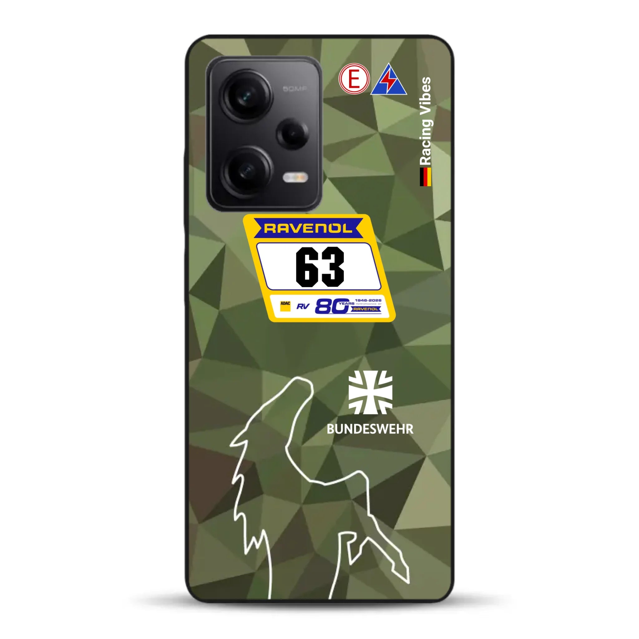 HRT Mustang GT3 24h Nürburgring 2026 Livery - Housse de téléphone portable personnalisée pour Xiaomi