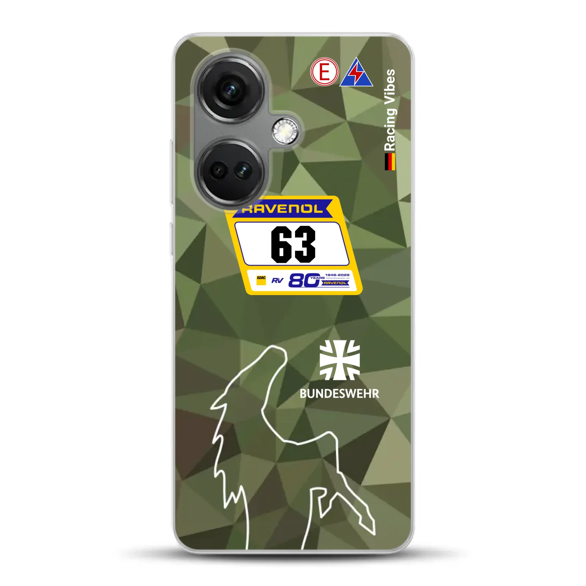 HRT Mustang GT3 24h Nürburgring 2026 Livery - Custodia per cellulare personalizzata