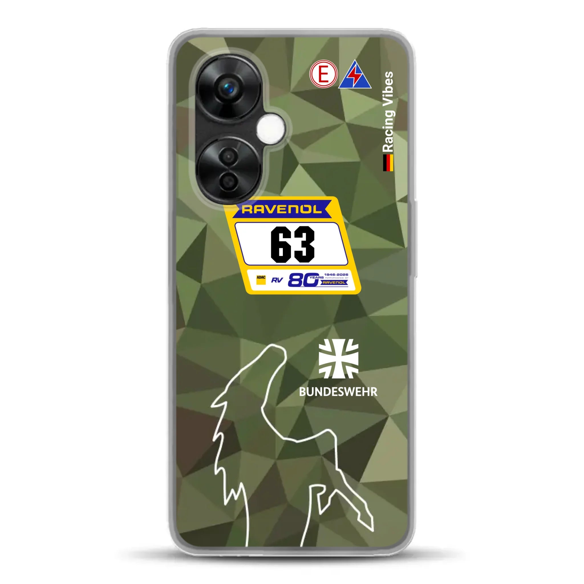 HRT Mustang GT3 24h Nürburgring 2026 Livery - Custodia per cellulare personalizzata