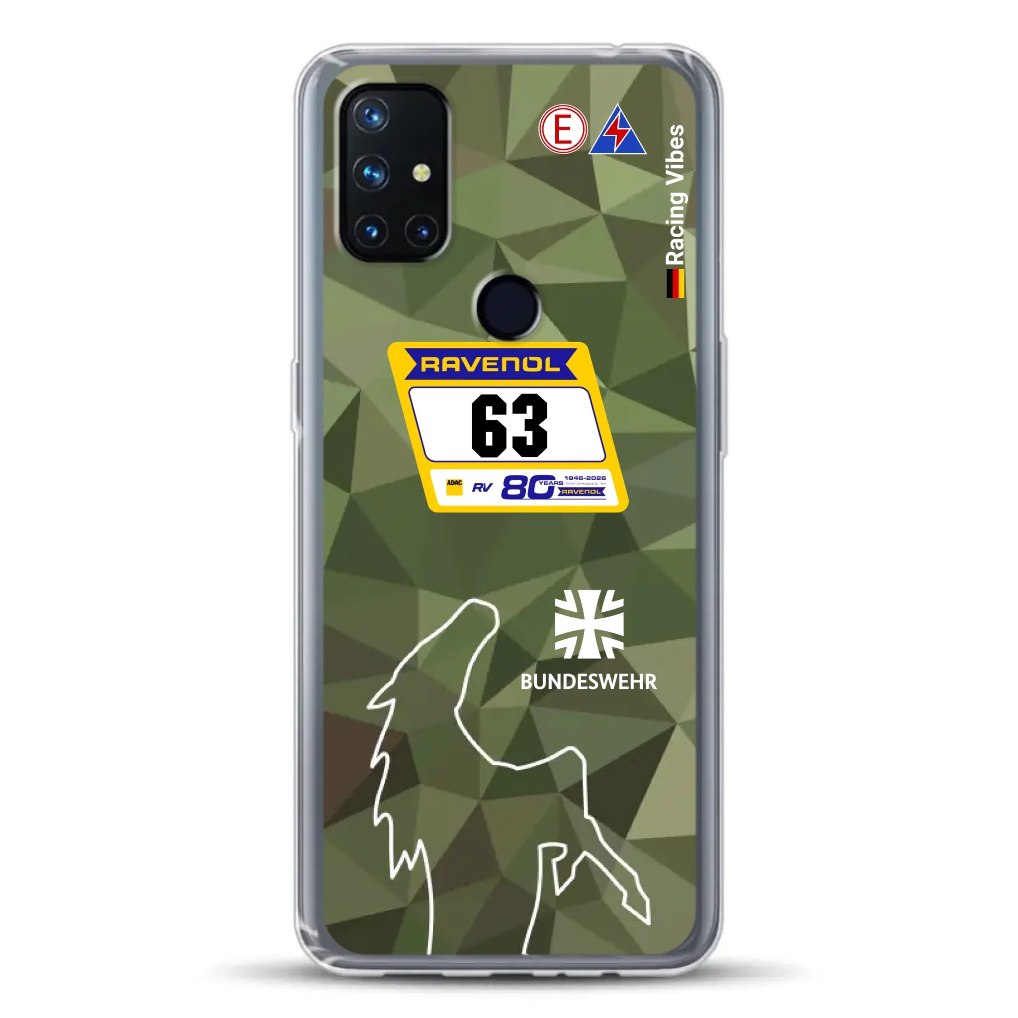 HRT Mustang GT3 24h Nürburgring 2026 Livery - Custodia per cellulare personalizzata