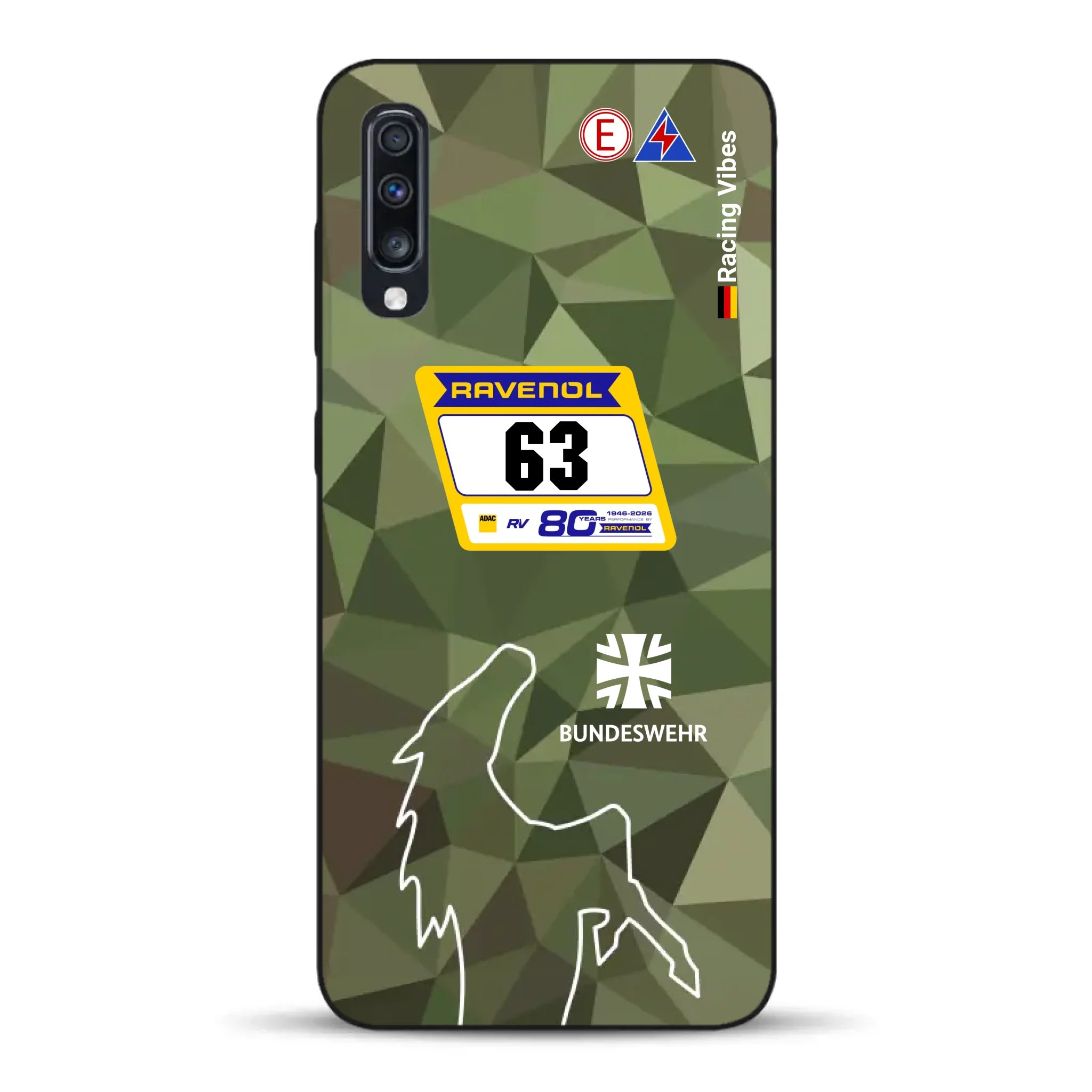 HRT Mustang GT3 24h Nürburgring 2026 Livery - Individuelle Handyhülle für Samsung