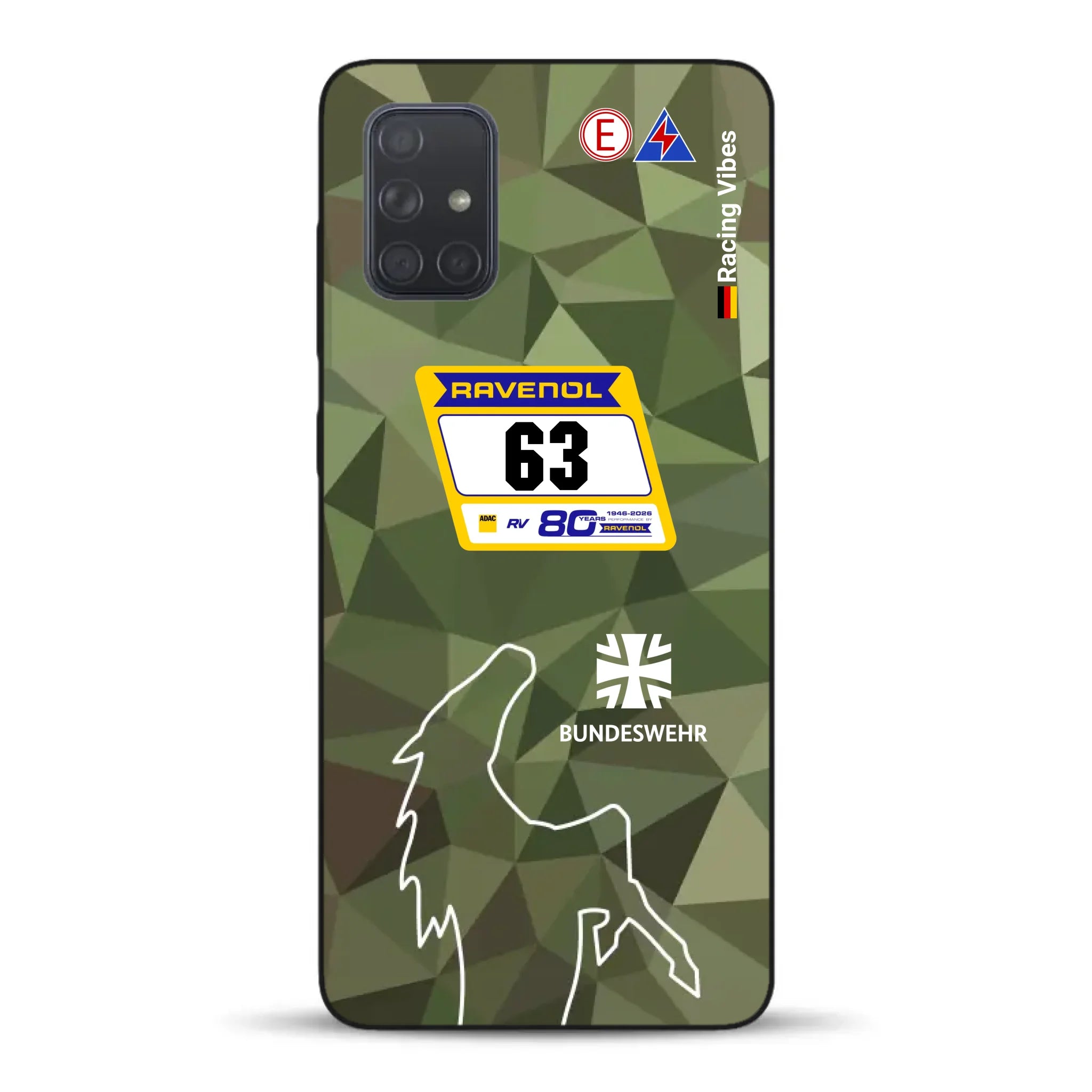 HRT Mustang GT3 24h Nürburgring 2026 Livery - Individuelle Handyhülle für Samsung
