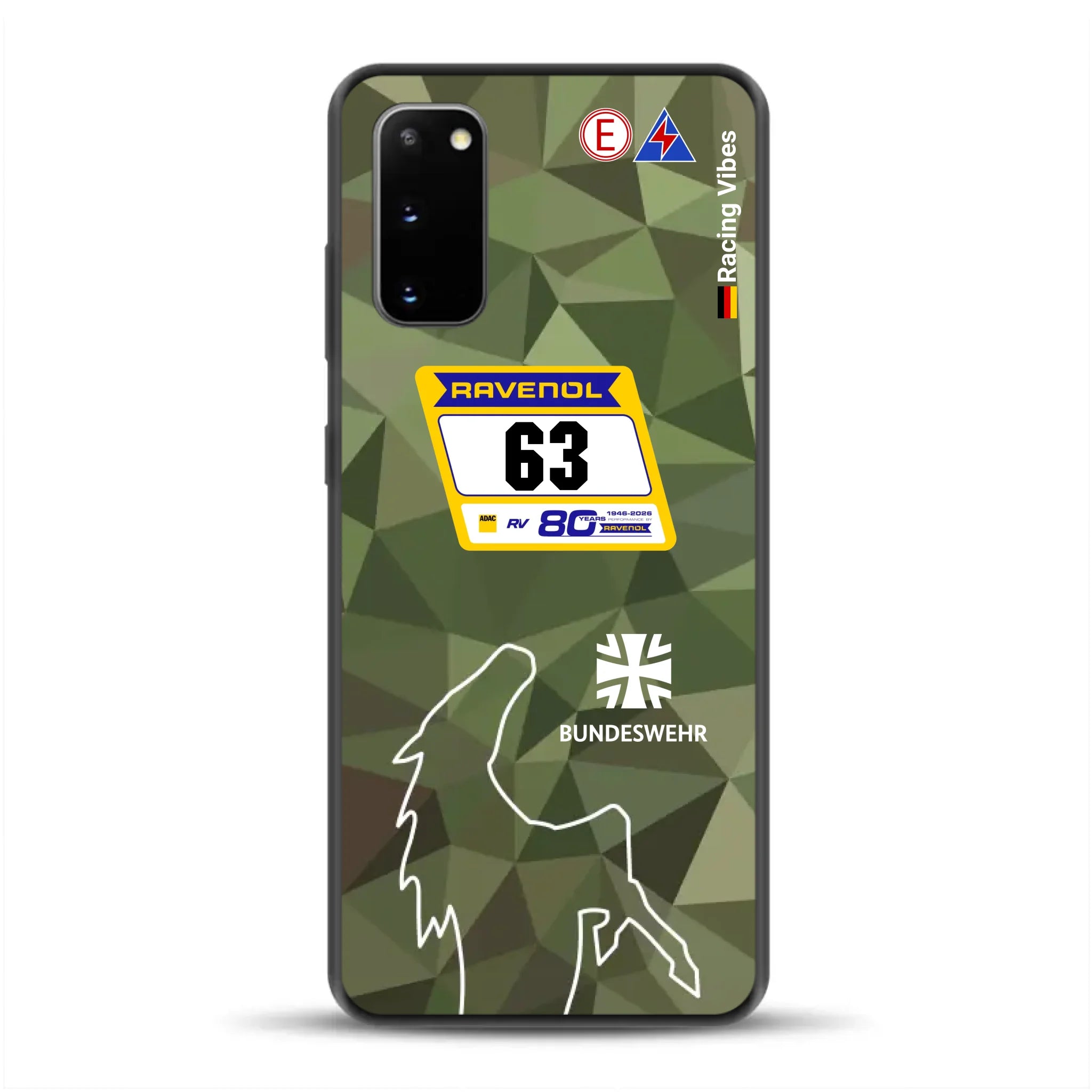 HRT Mustang GT3 24h Nürburgring 2026 Livery - Housse de téléphone portable personnalisée pour Samsung