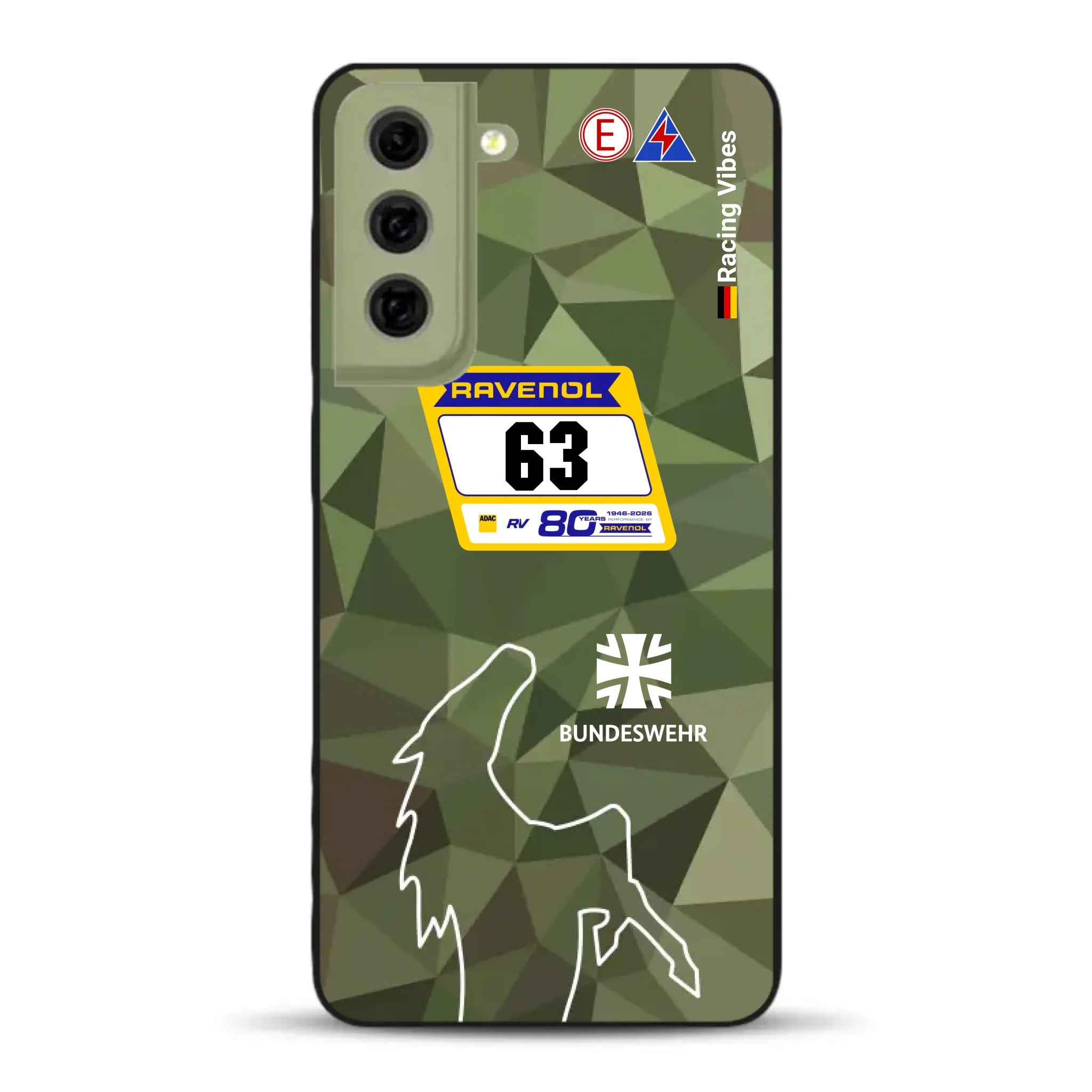 HRT Mustang GT3 24h Nürburgring 2026 Livery - Individuelle Handyhülle für Samsung